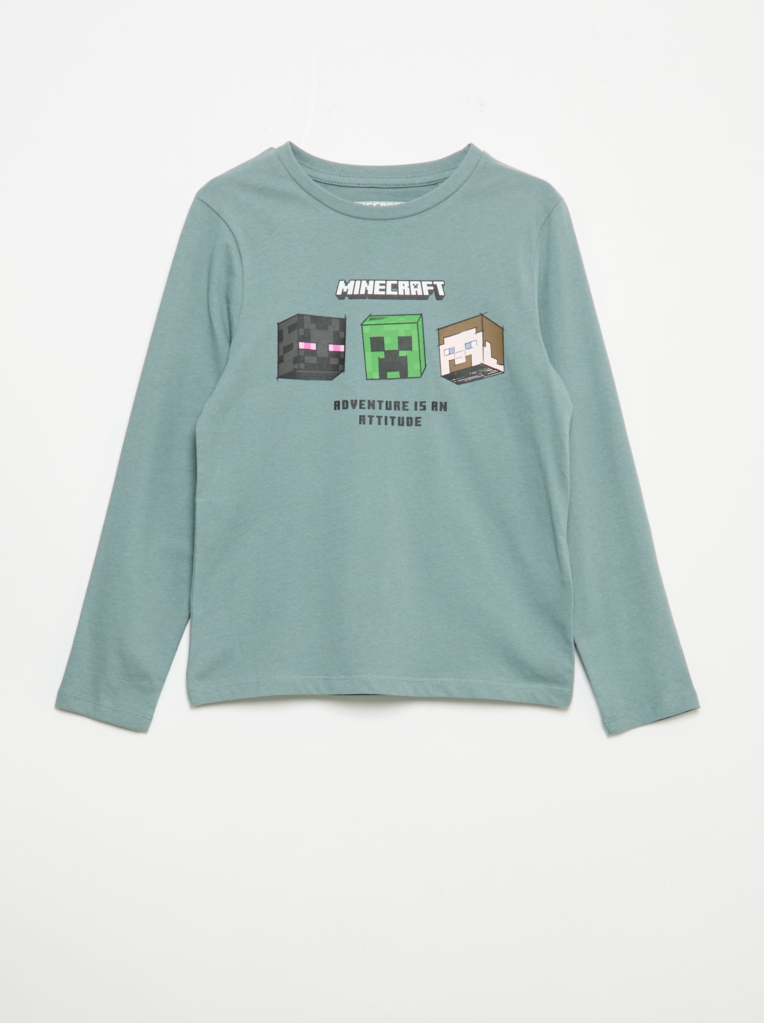 Pyjama 2 pièces 'Minecraft' - Vert