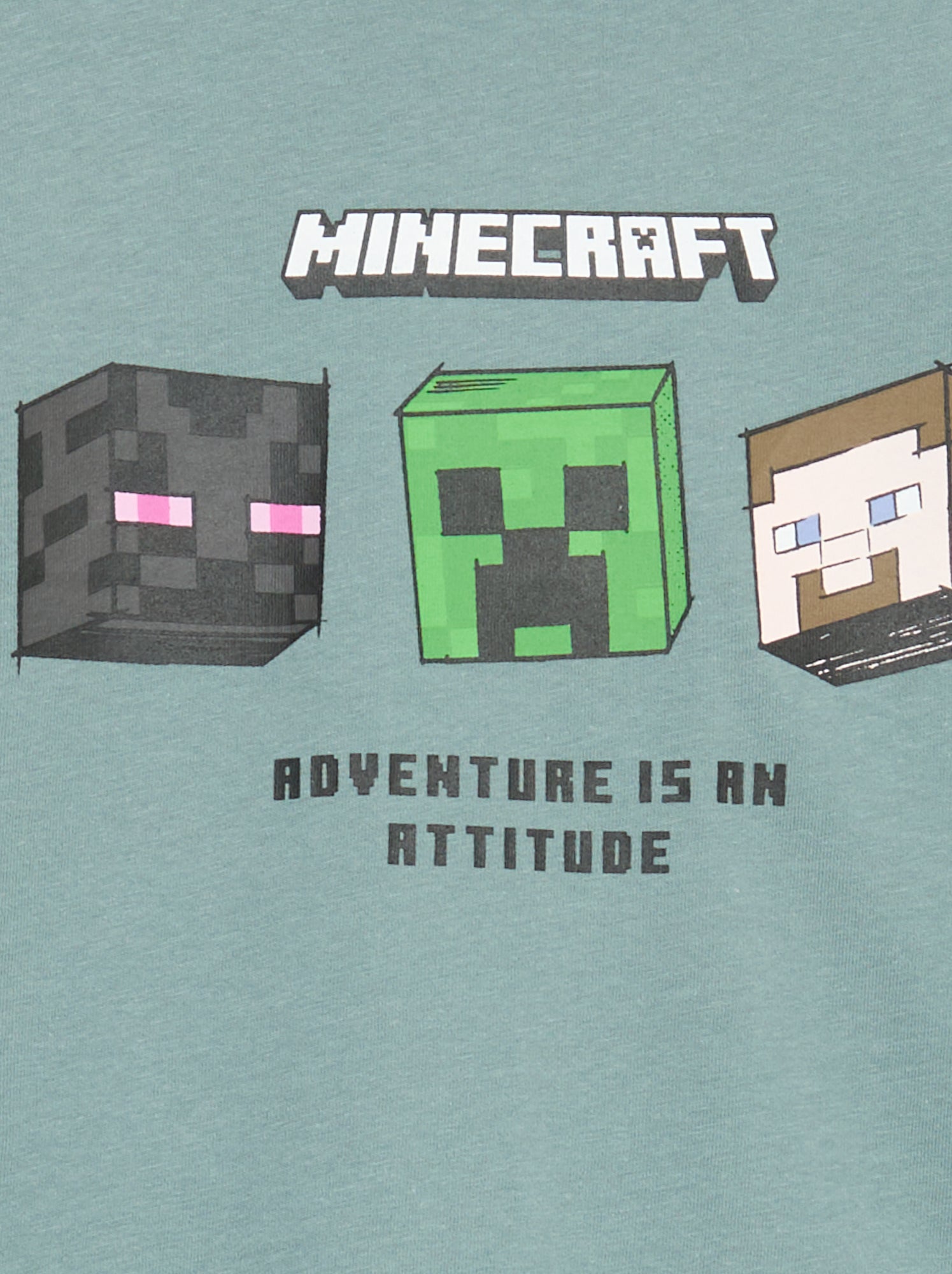 Pyjama 2 pièces 'Minecraft' - Vert