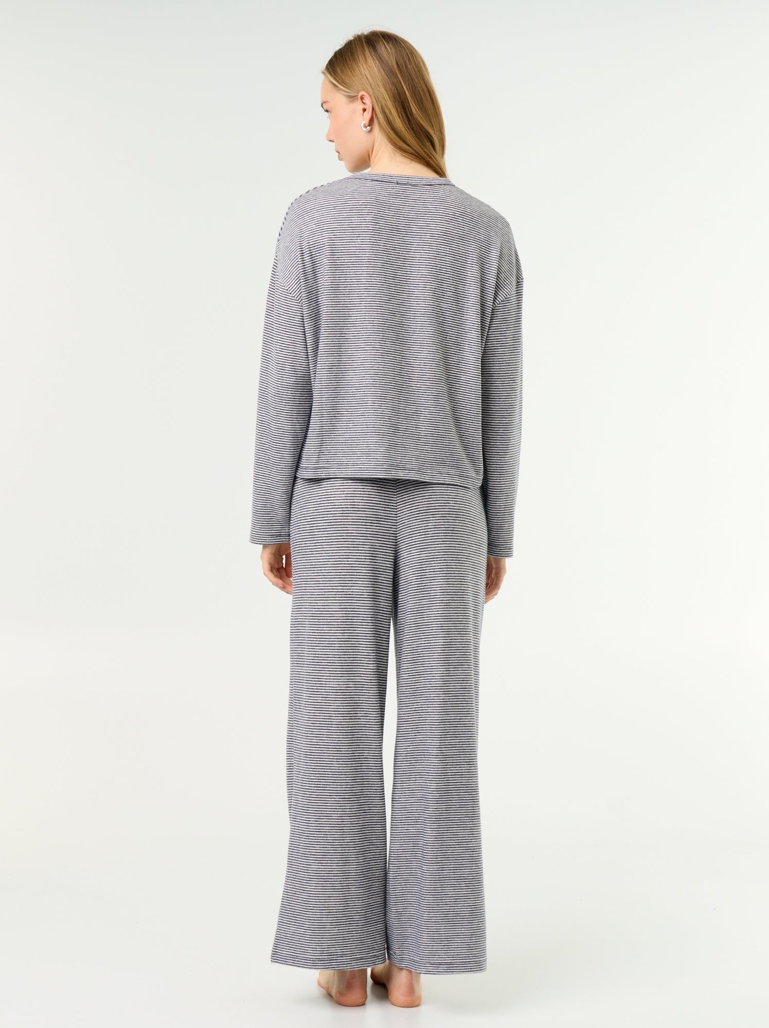 Pyjama 2 pièces - Sweat + pantalon - Bleu (GCX55_2)