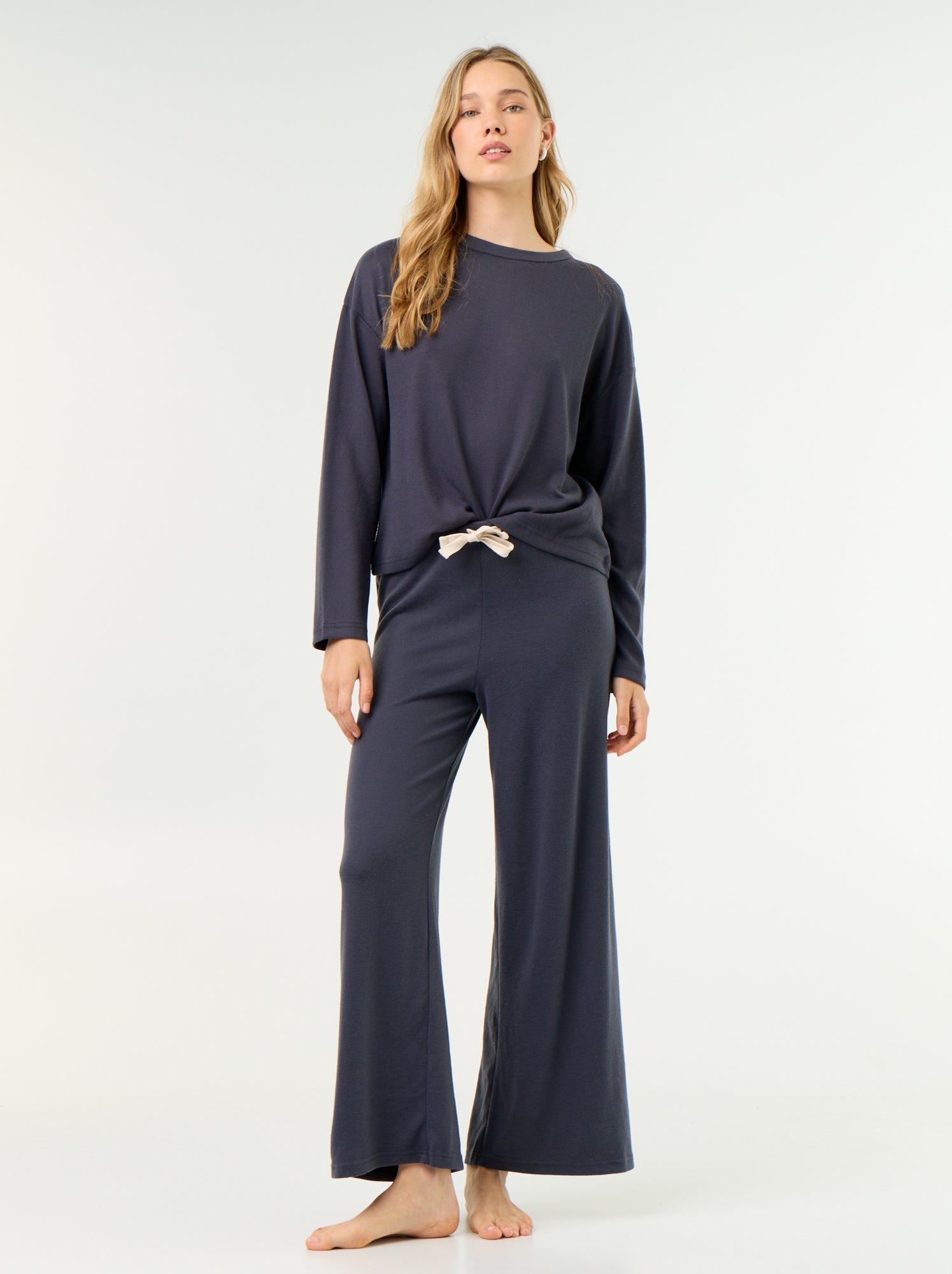 Pyjama 2 pièces - Sweat + pantalon - Bleu (GCX55_3)