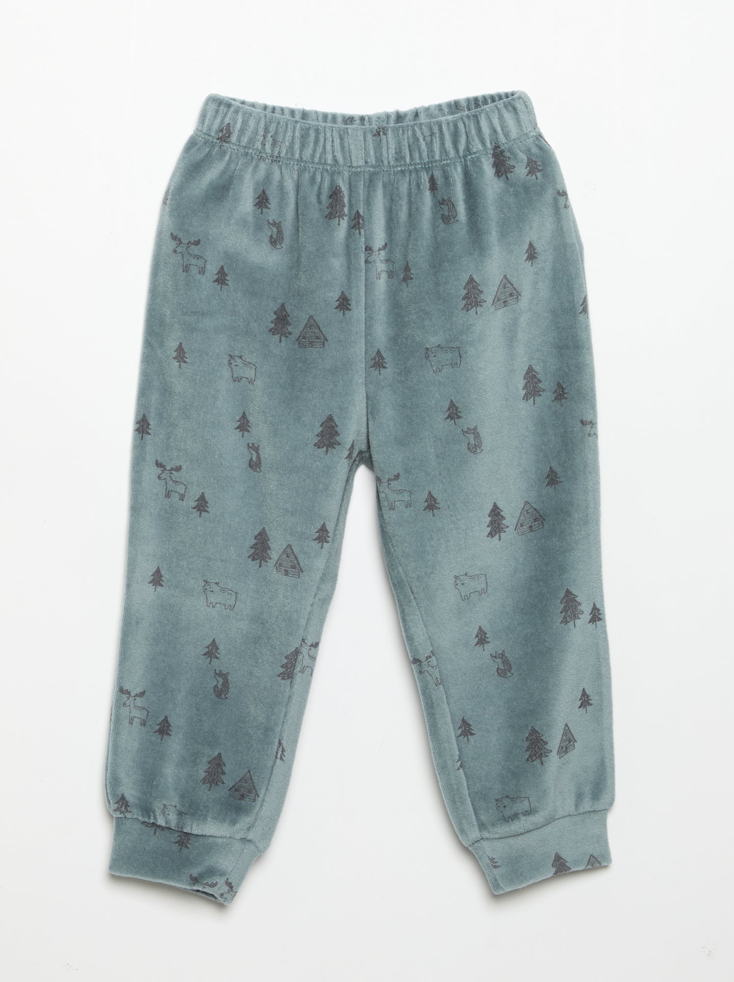 Pyjama 2 pièces - Sweat + pantalon - Bleu (GIZ34_1)