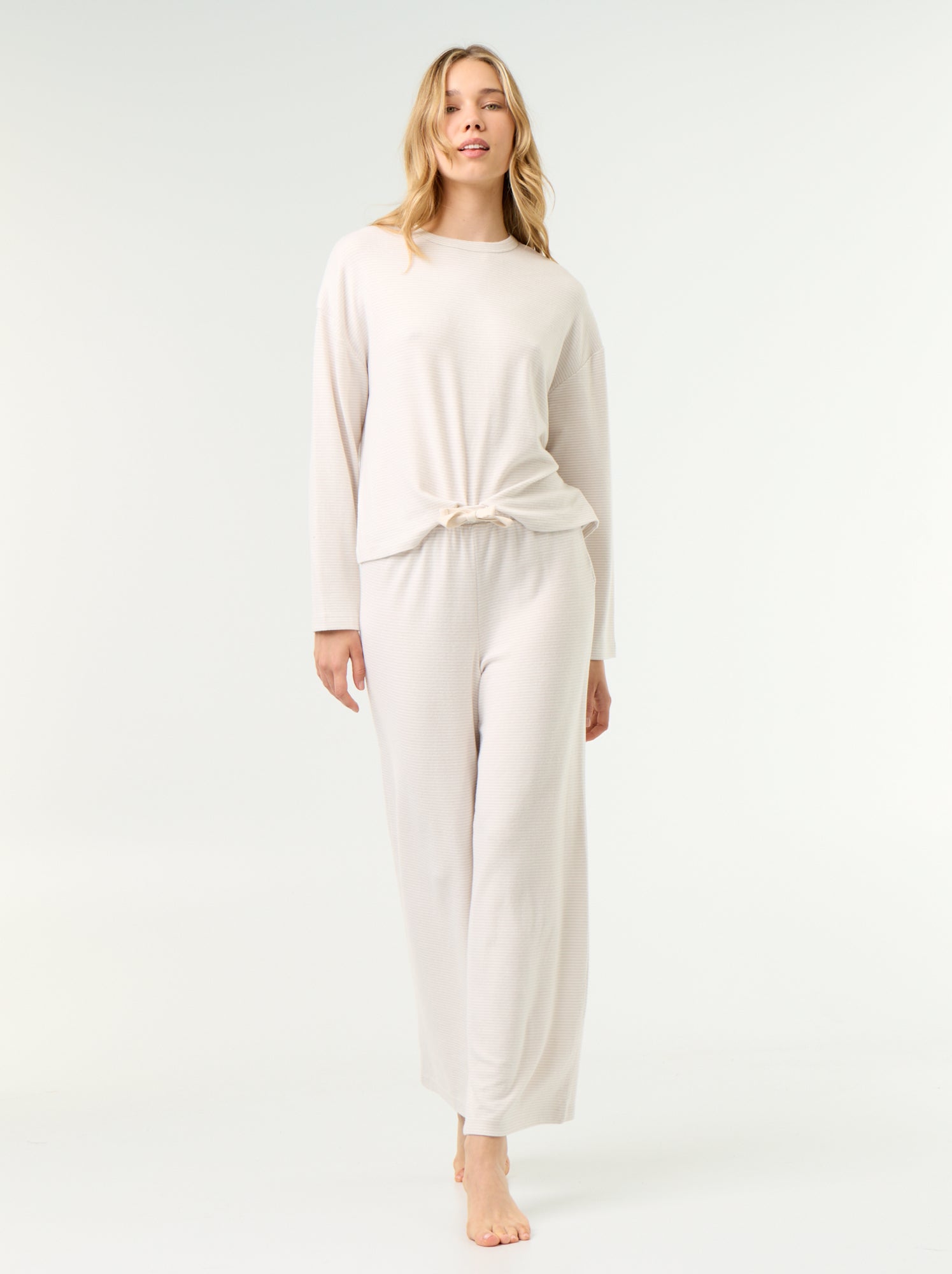 Pyjama 2 pièces - Sweat + pantalon - Gris