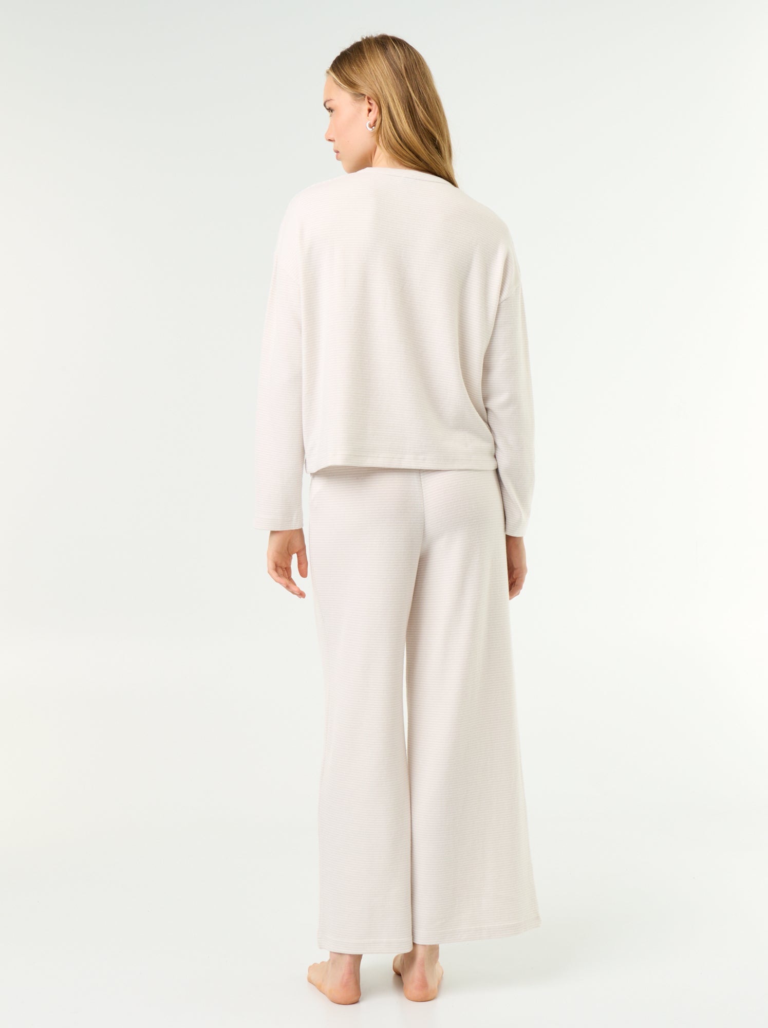 Pyjama 2 pièces - Sweat + pantalon - Gris