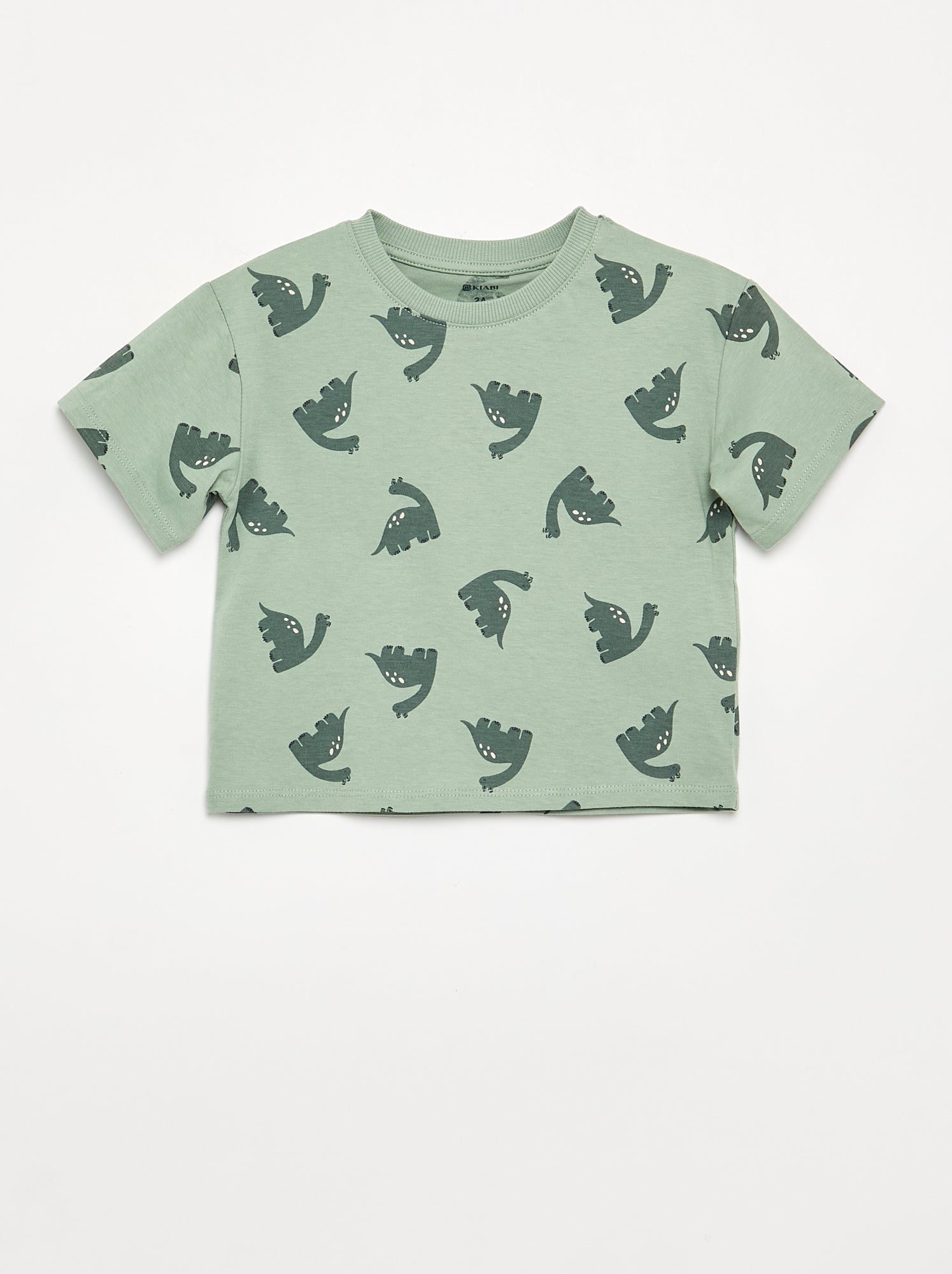Pyjama 2 pièces - T-shirt + short - Vert