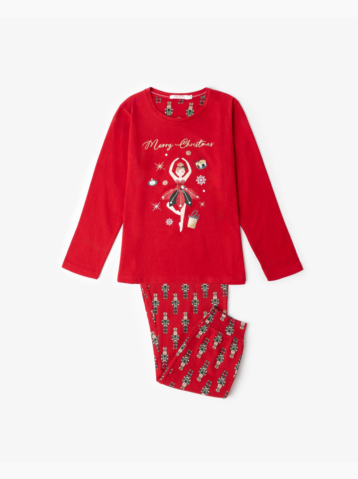 Pyjama à manches longues Casse-Noisette ADMAS pour filles - Rouge