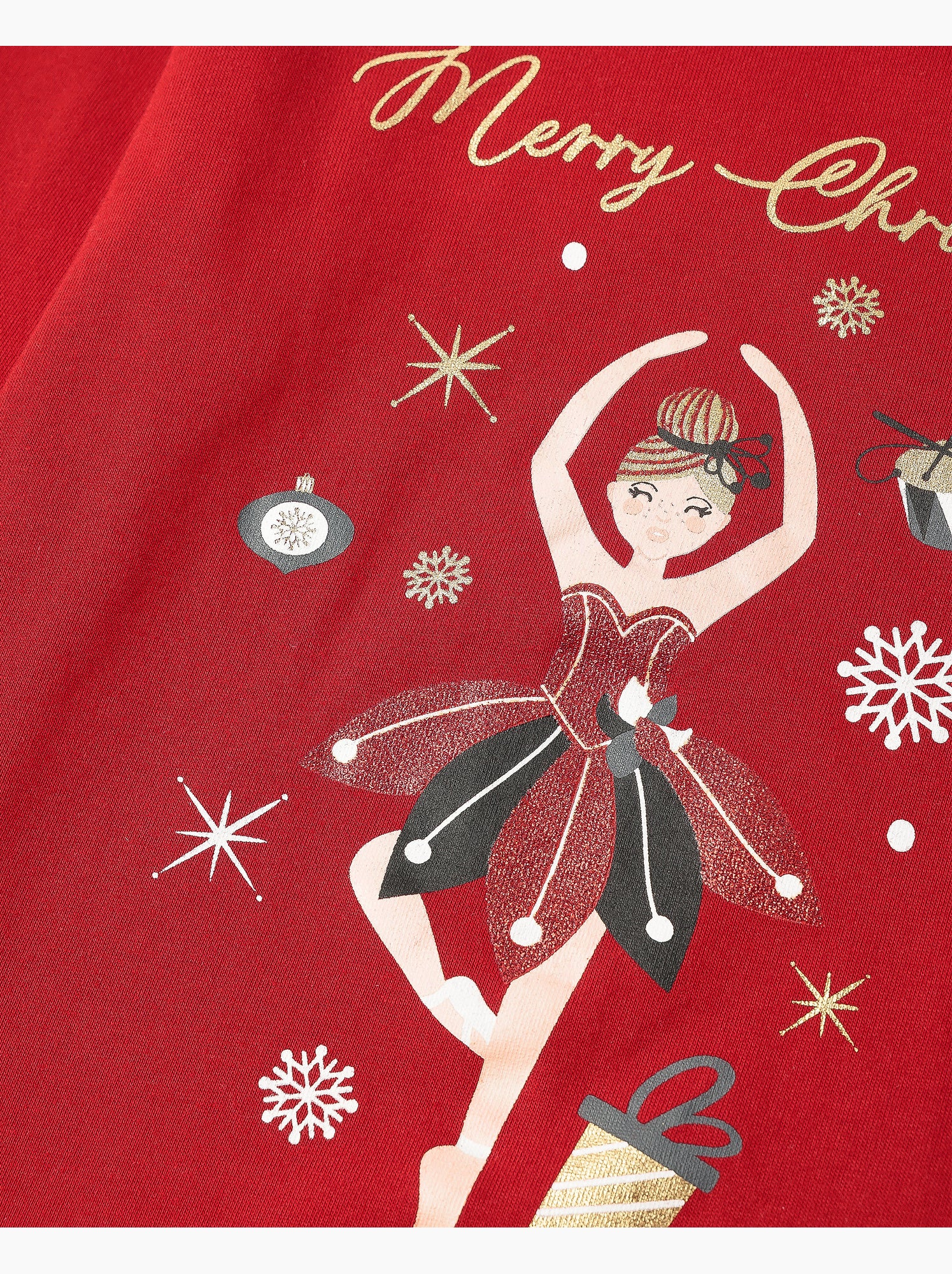 Pyjama à manches longues Casse-Noisette ADMAS pour filles - Rouge