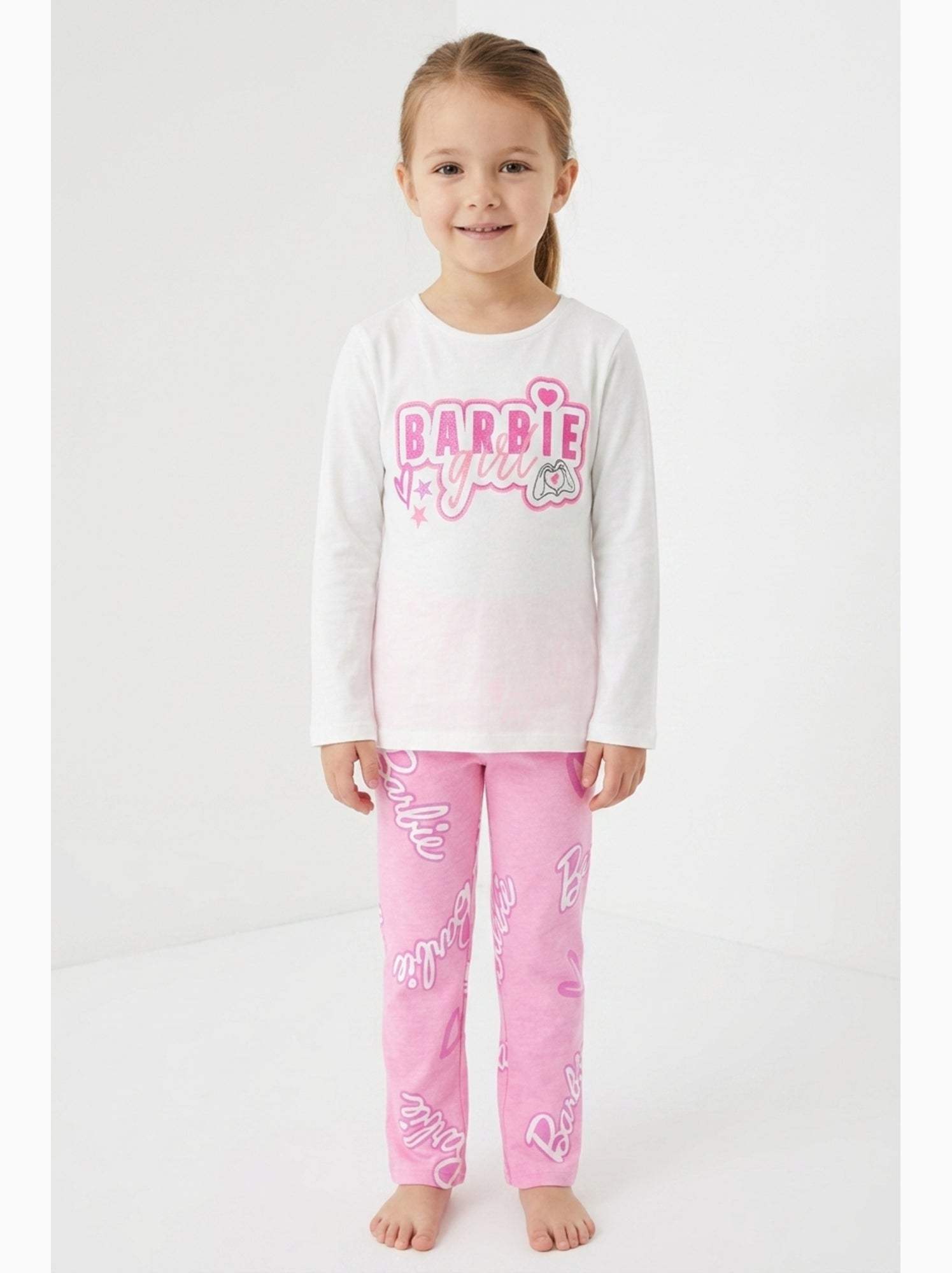 Pyjama barbie | licence officielle - Blanc