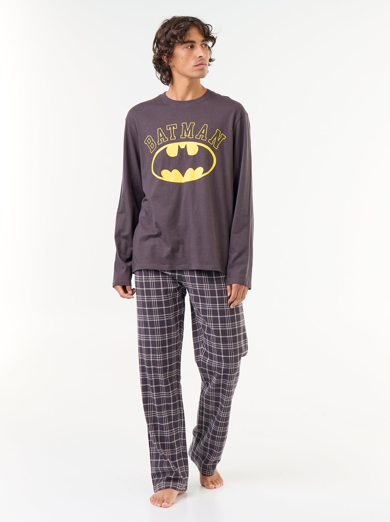 Pyjama 'Batman' 'DC Comics' - 2 pièces - Noir