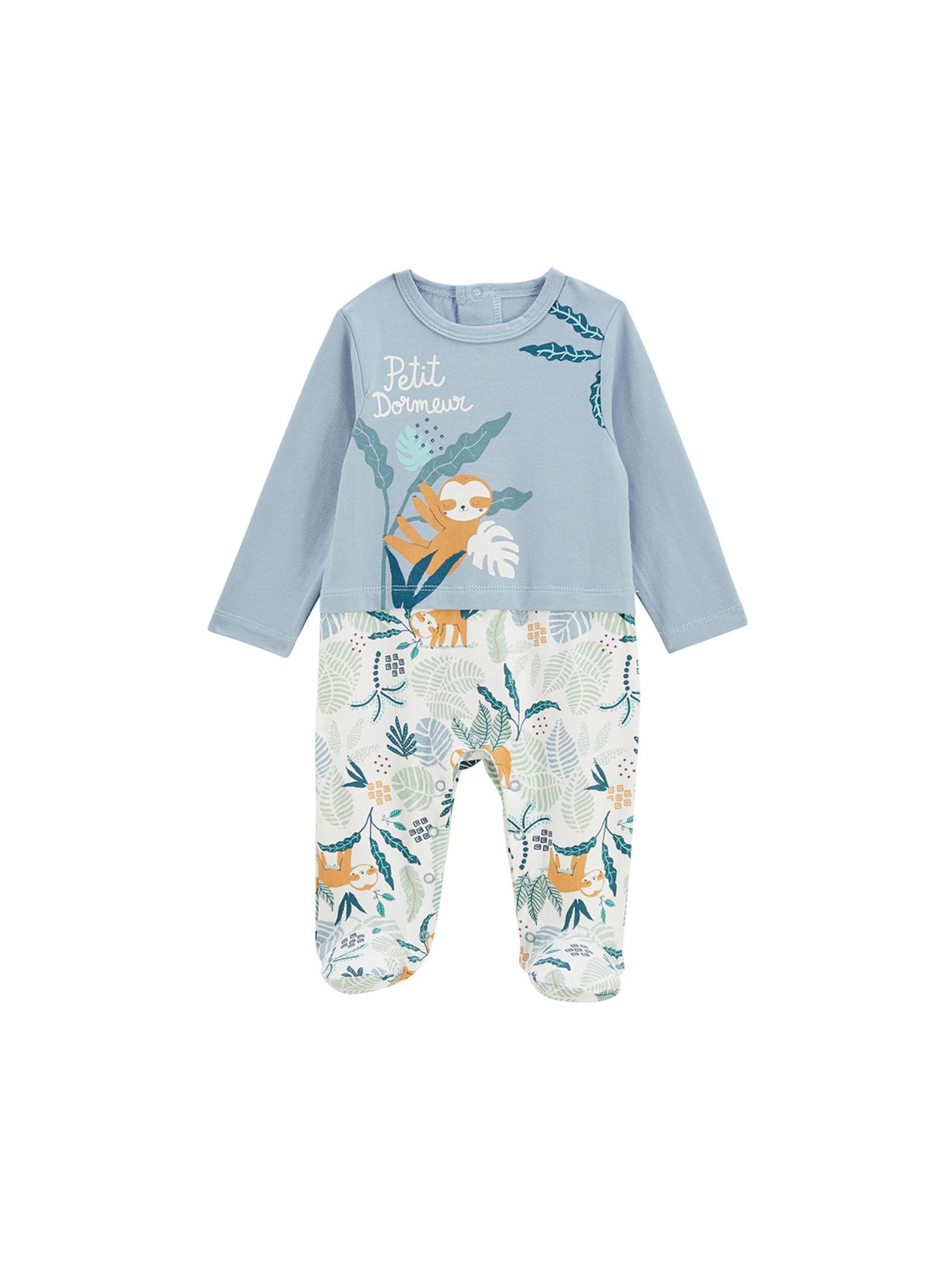 Pyjama bébé baroudeur - Bleu