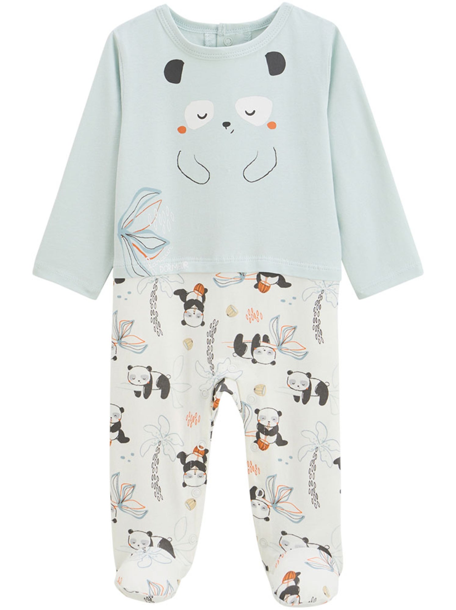 Pyjama bébé bento - Vert