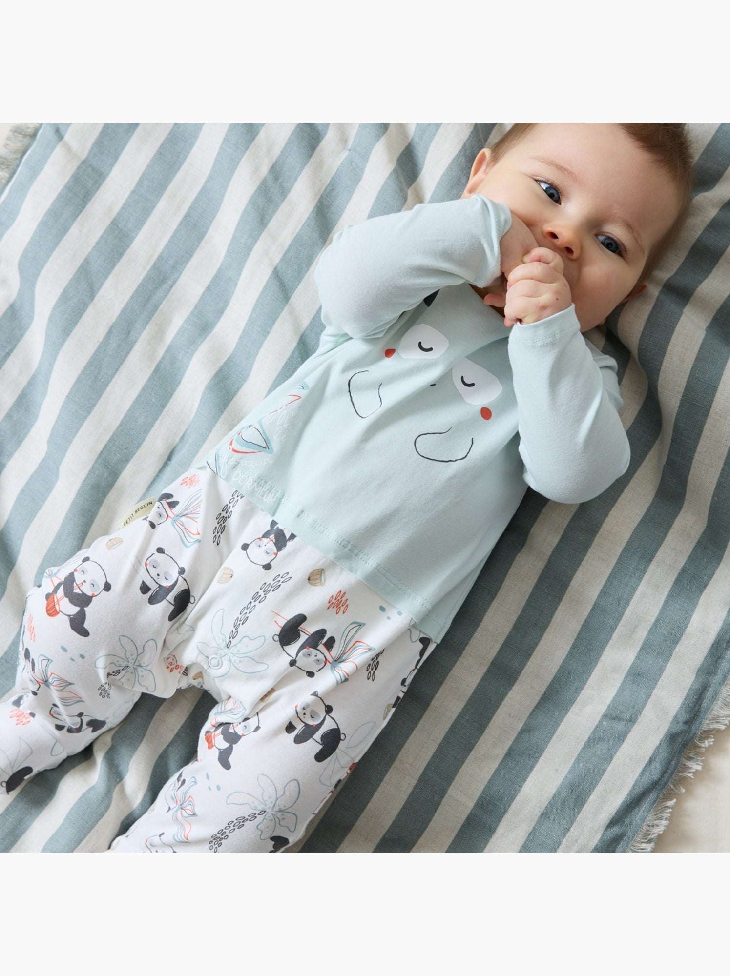 Pyjama bébé bento - Vert
