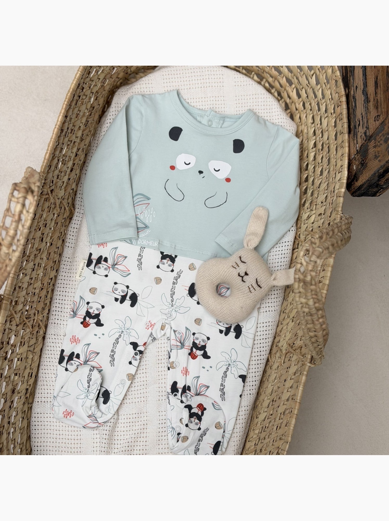 Pyjama bébé bento - Vert