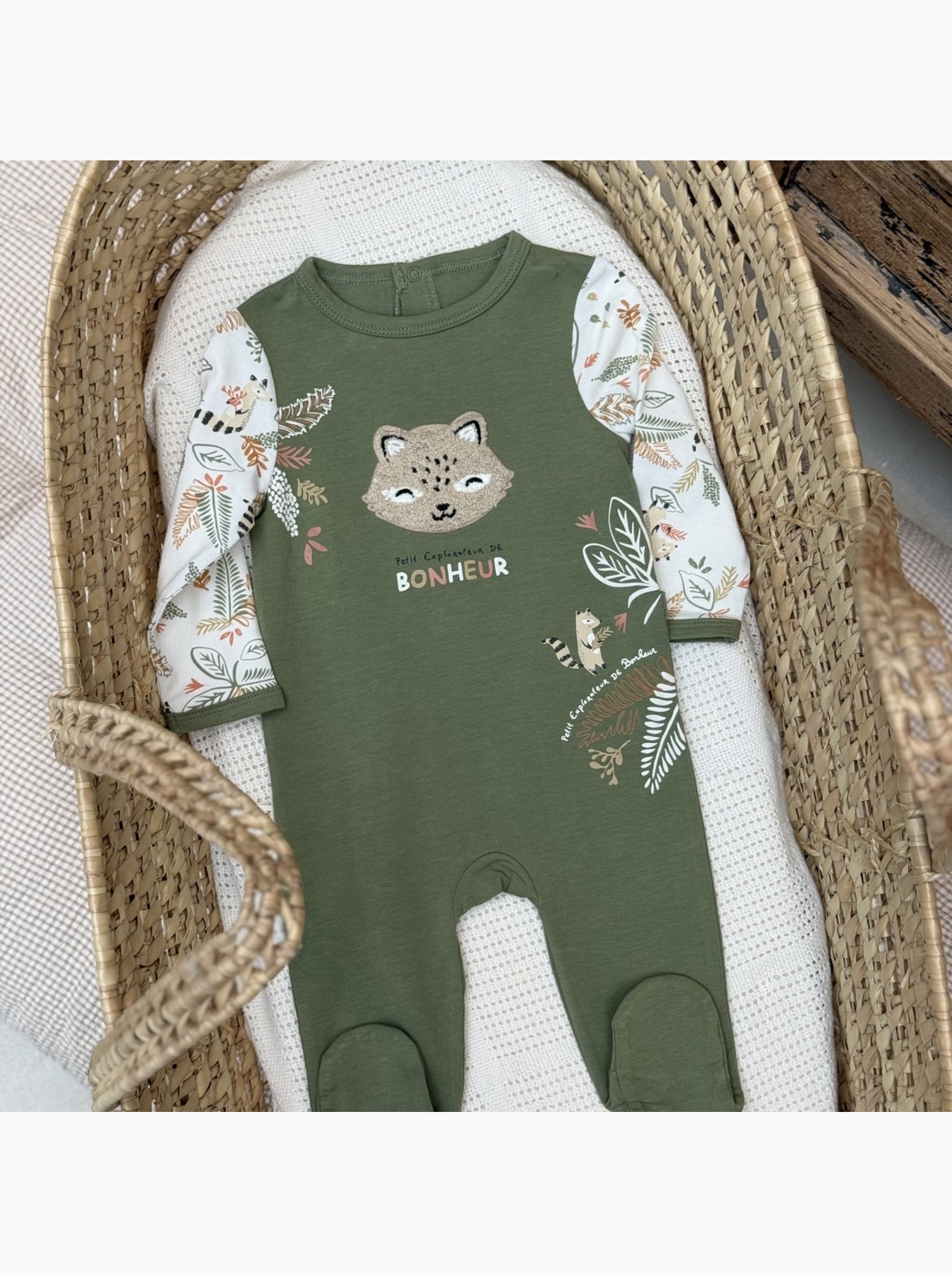 Pyjama bébé gabin - Vert