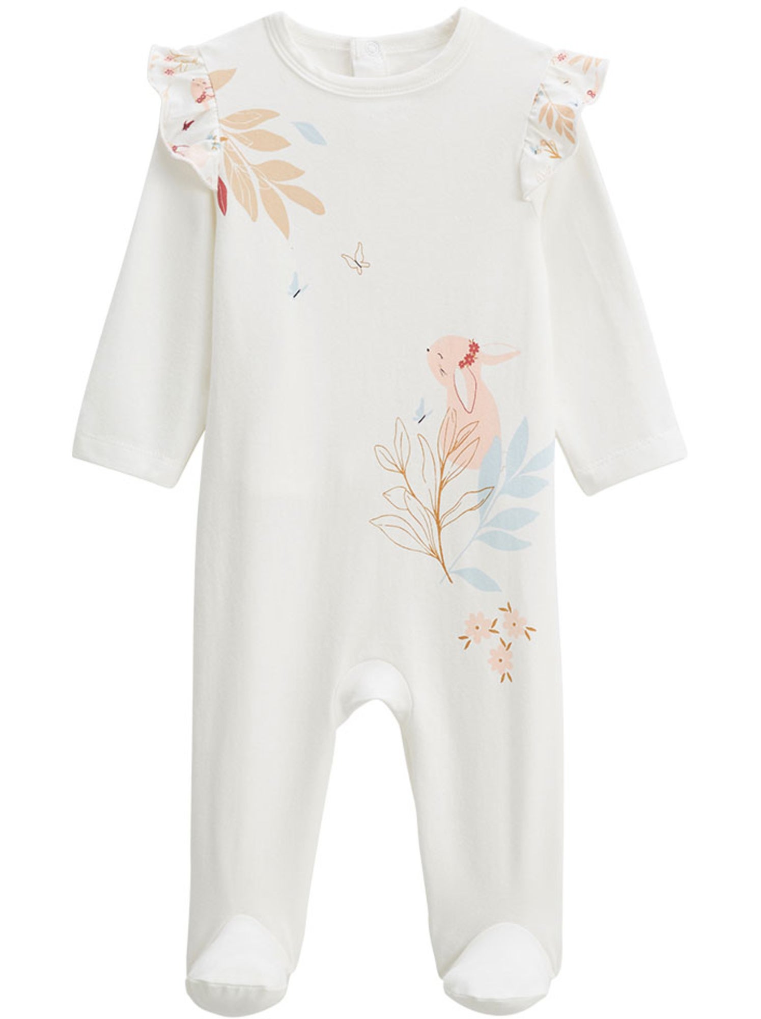 Pyjama bébé praline - Ecru