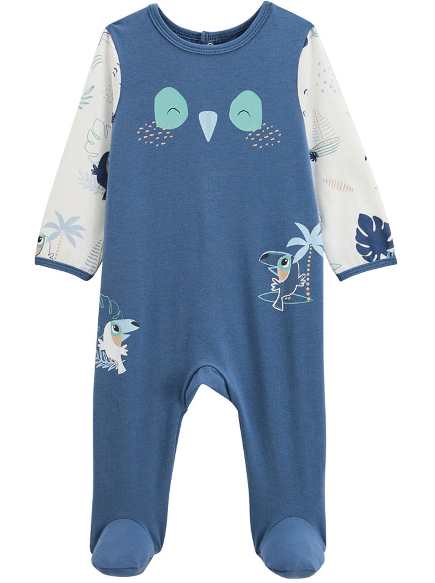 Pyjama bébé toucana - Bleu