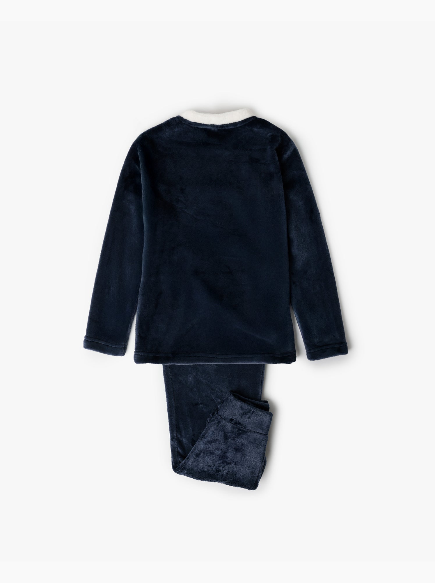 Pyjama chaud à manches longues pour fille PEANUTS Snow Drift - Bleu