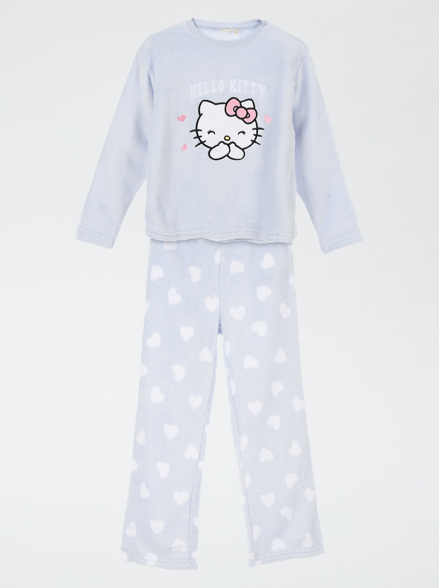 Pyjama chaud en fleece 'Hello Kitty' - Bleu