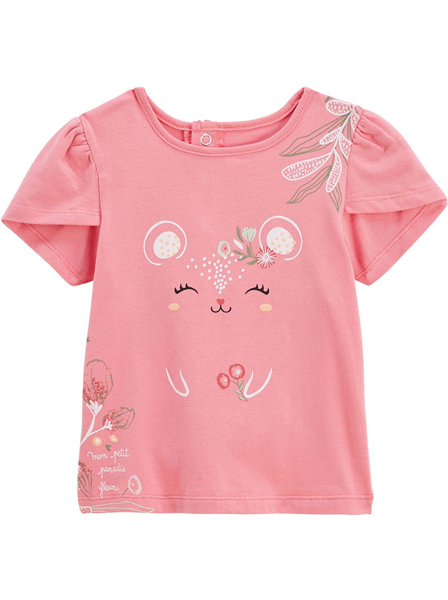 Pyjama court enfant 2 pièces anaelle - Rose