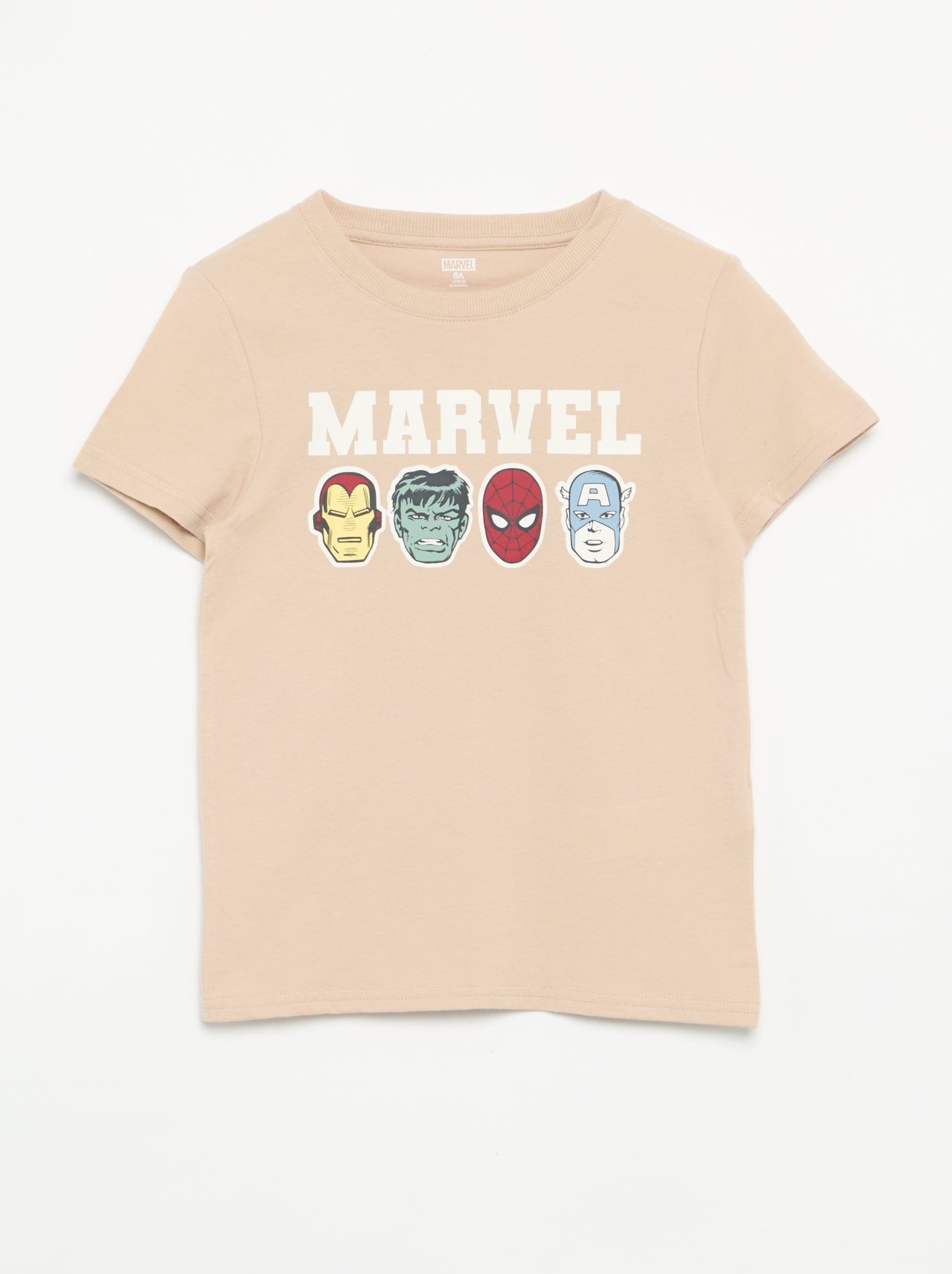 Pyjama court 'Marvel' - 2 pièces - Beige