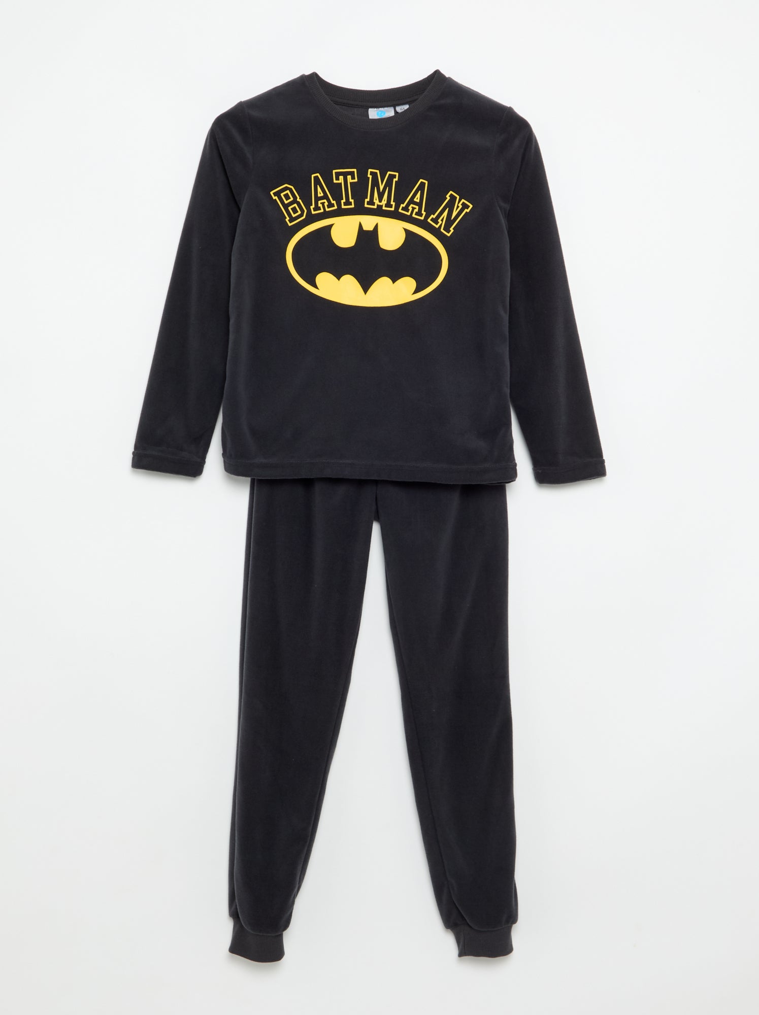 Pyjama 'DC Comics' 2 pièces - T-shirt à manches longues + pantalon - Noir