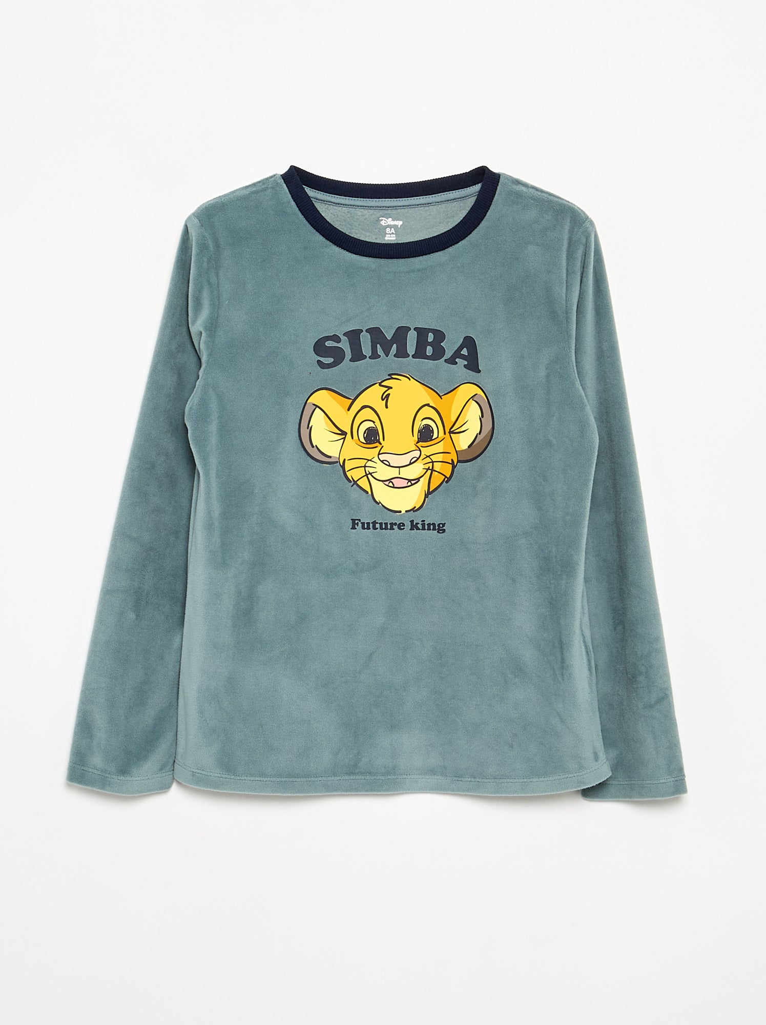 Pyjama 'Disney' 2 pièces en polaire - Sweat + pantalon - Bleu