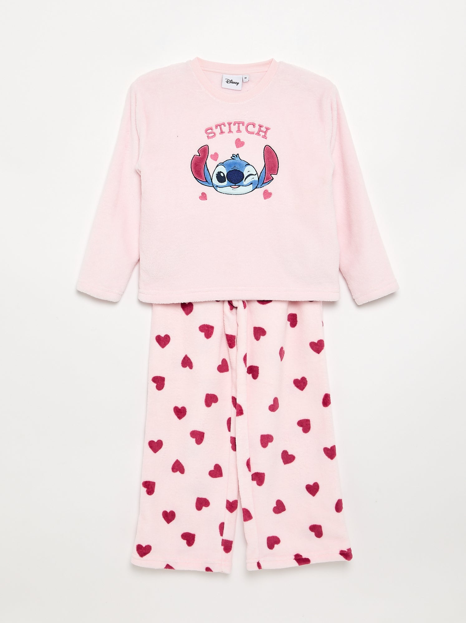Pyjama 'Disney' 2 pièces - Sweat + pantalon - Rose