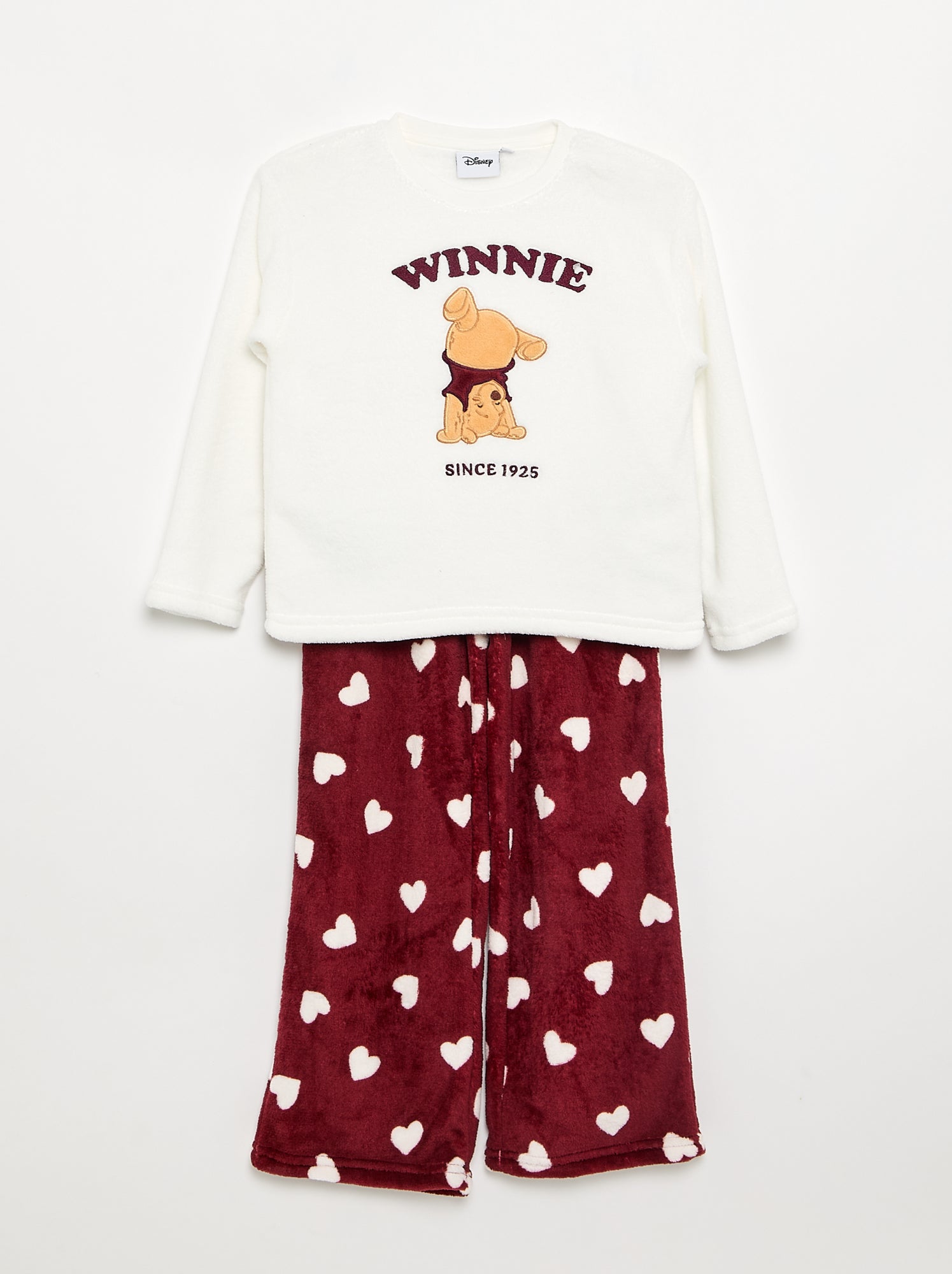 Pyjama 'Disney' 2 pièces - Sweat + pantalon - Rouge