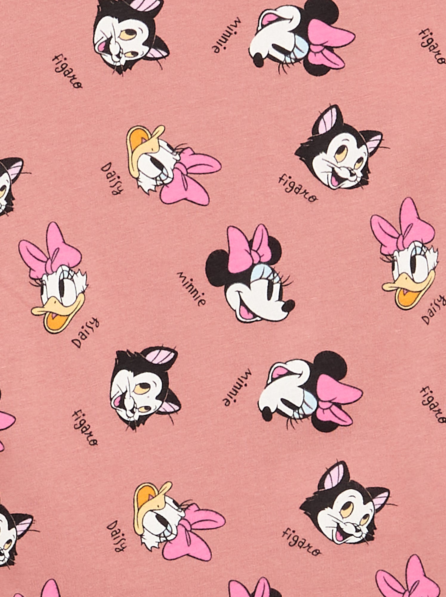 Pyjama 'Disney' en jersey de coton - Rose