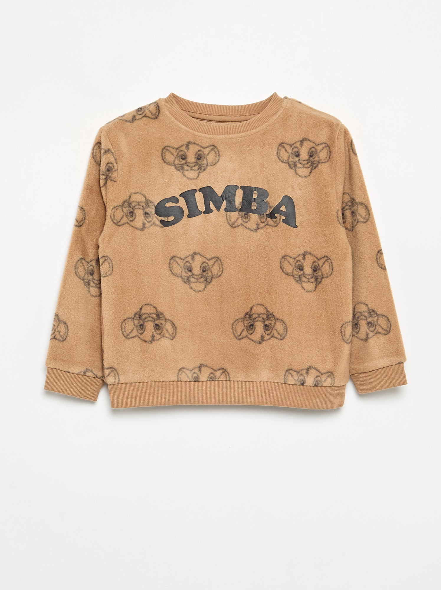 Pyjama 'Disney' 'Le Roi Lion' 2 pièces - Sweat + pantalon - Beige