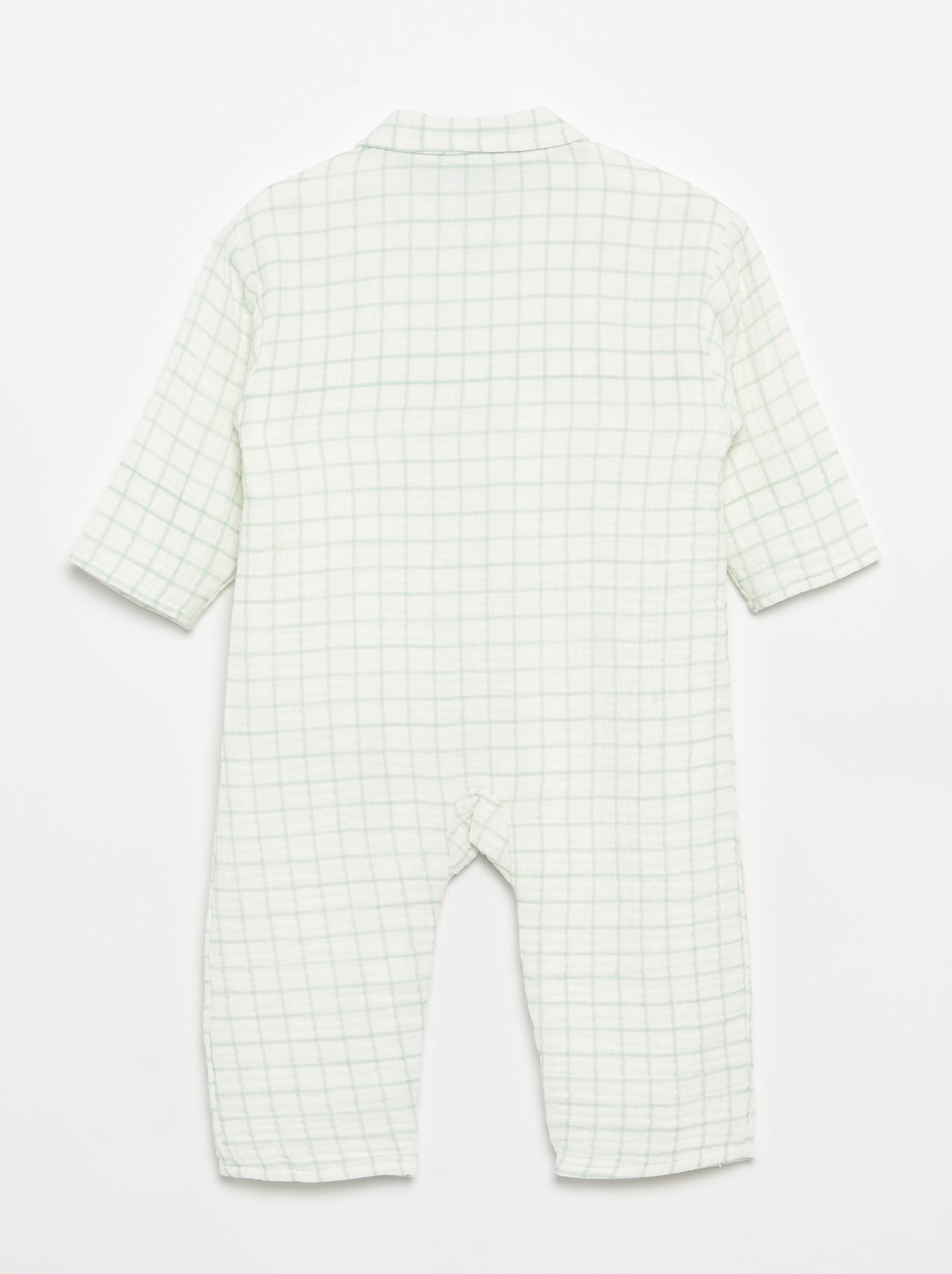 Pyjama dors bien à carreaux - Vert