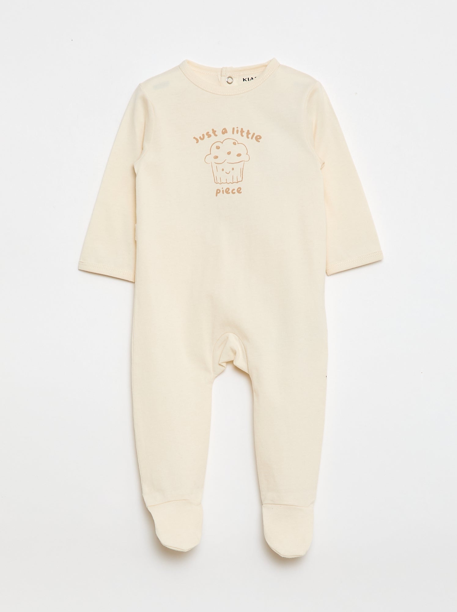 Pyjama dors bien à manches longues - Beige