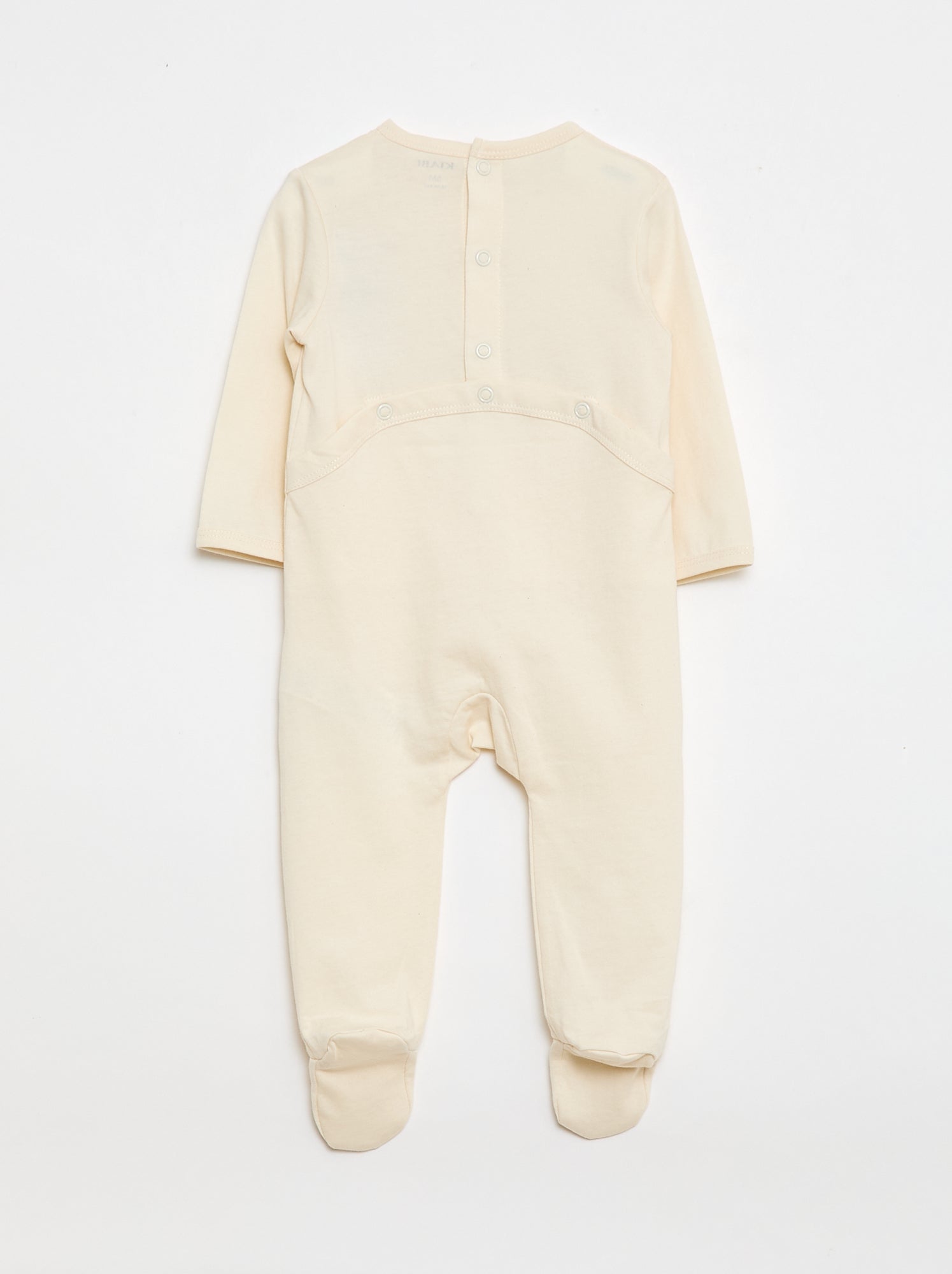 Pyjama dors bien à manches longues - Beige