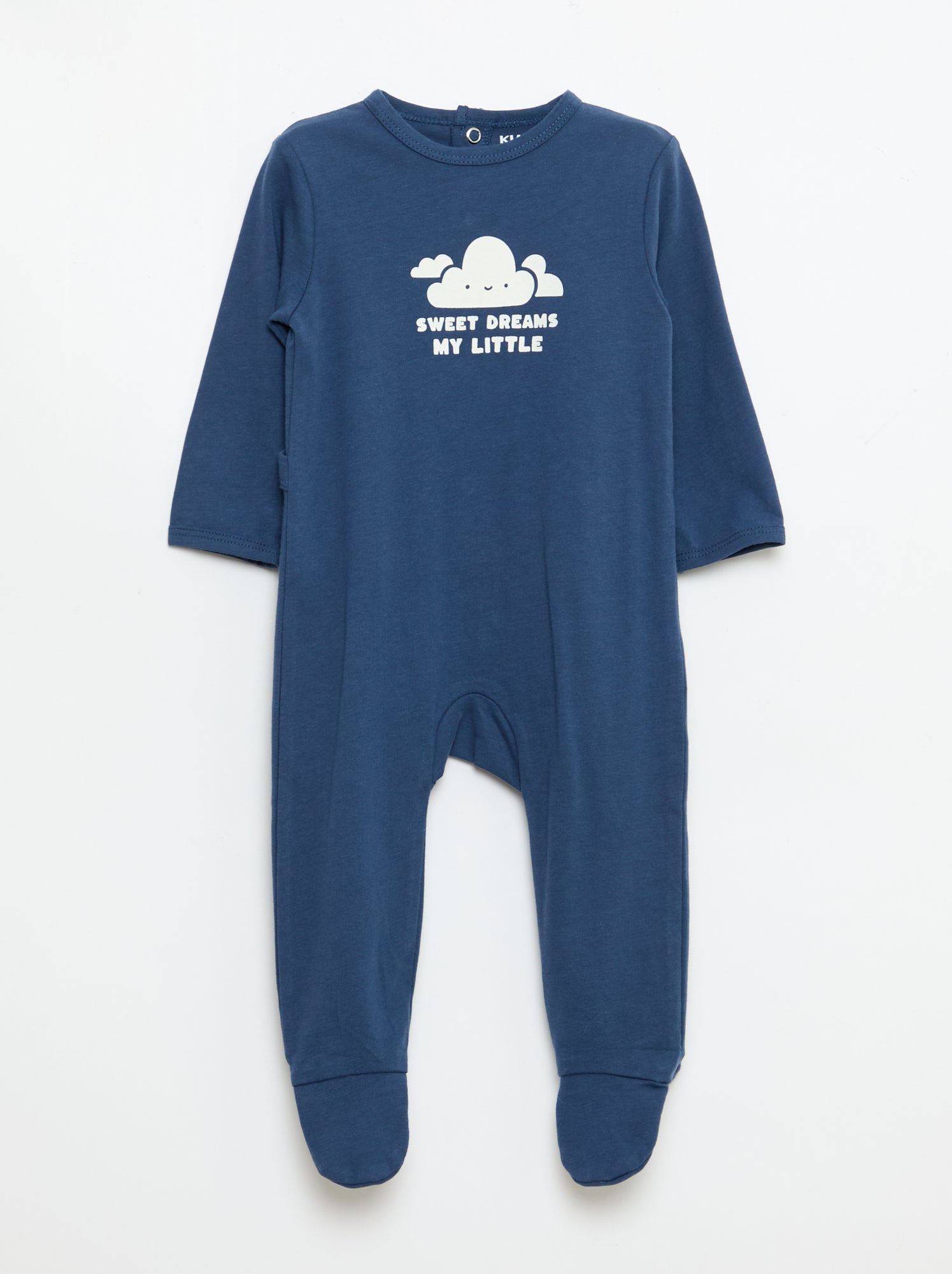 Pyjama dors bien à manches longues - Bleu (EWF21_2)