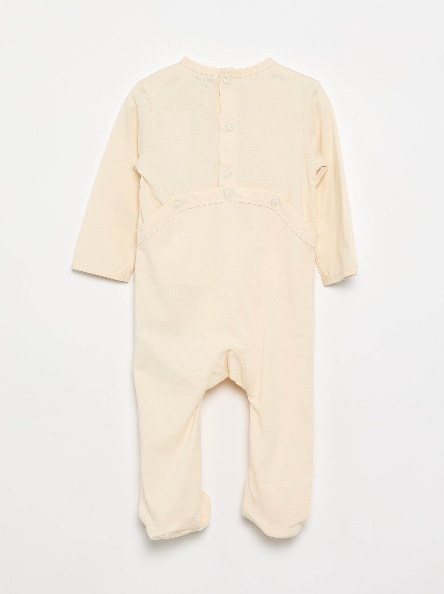 Pyjama dors bien avec pieds - Blanc