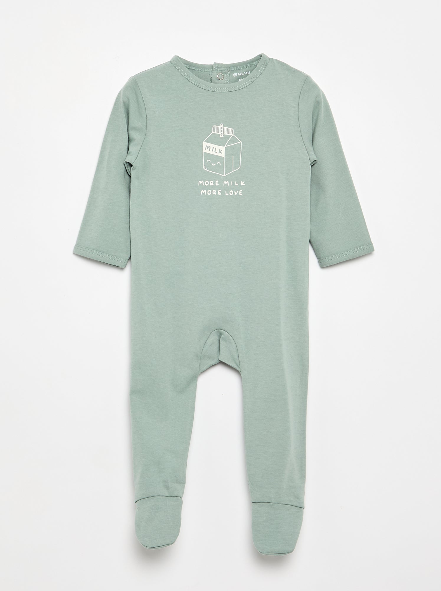 Pyjama dors bien avec pieds - Bleu