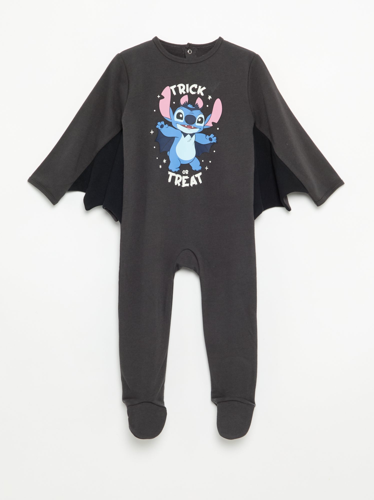 Pyjama dors bien 'Disney' 'Halloween' avec manches esprit chauve-souris - Noir (GJD91_3)