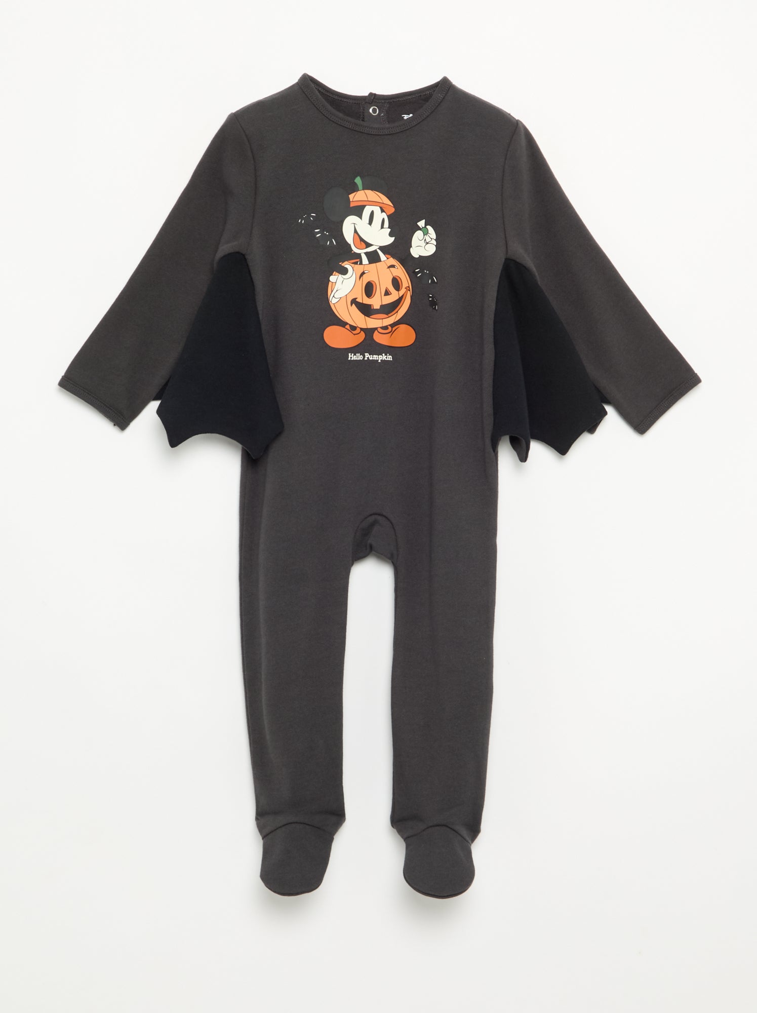Pyjama dors bien 'Disney' 'Halloween' avec manches esprit chauve-souris - Noir (GJD91_4)