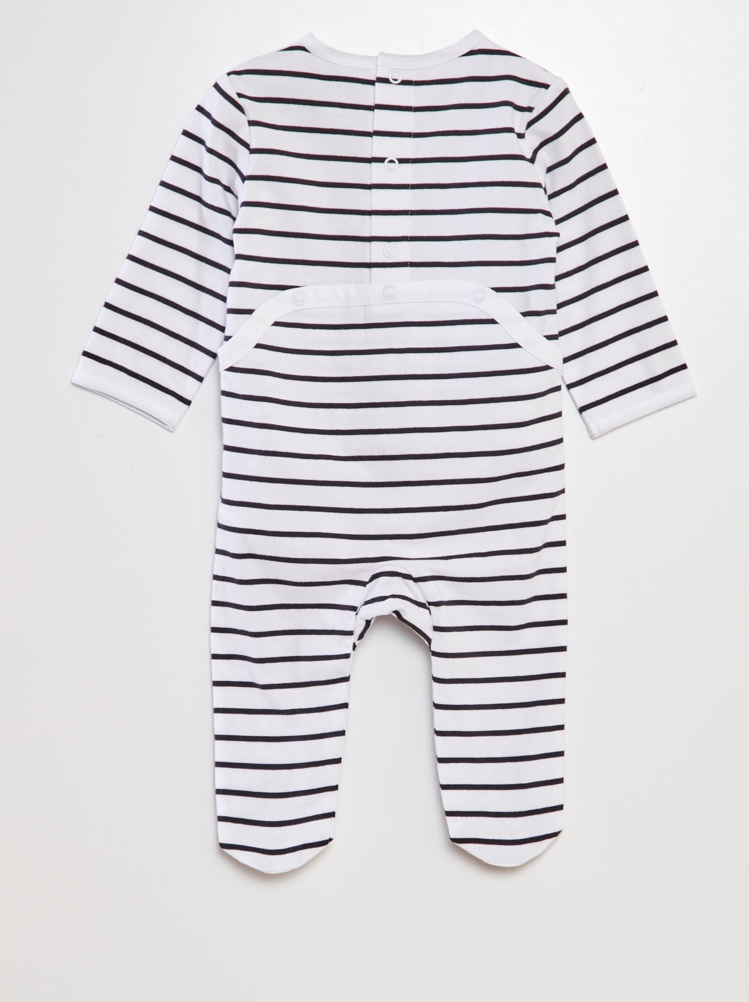 Pyjama dors-bien en coton - BLANC