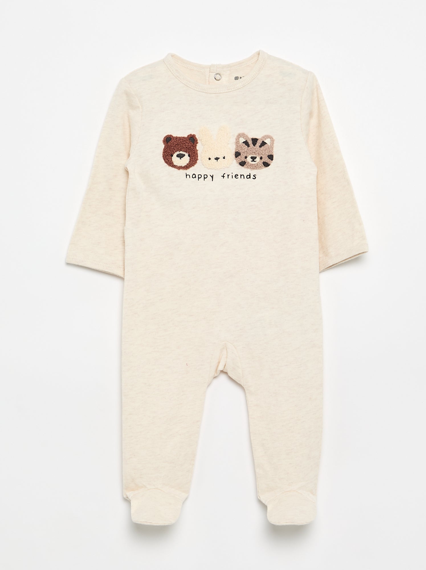 Pyjama dors bien en jersey de coton - Beige (FXT43_11)