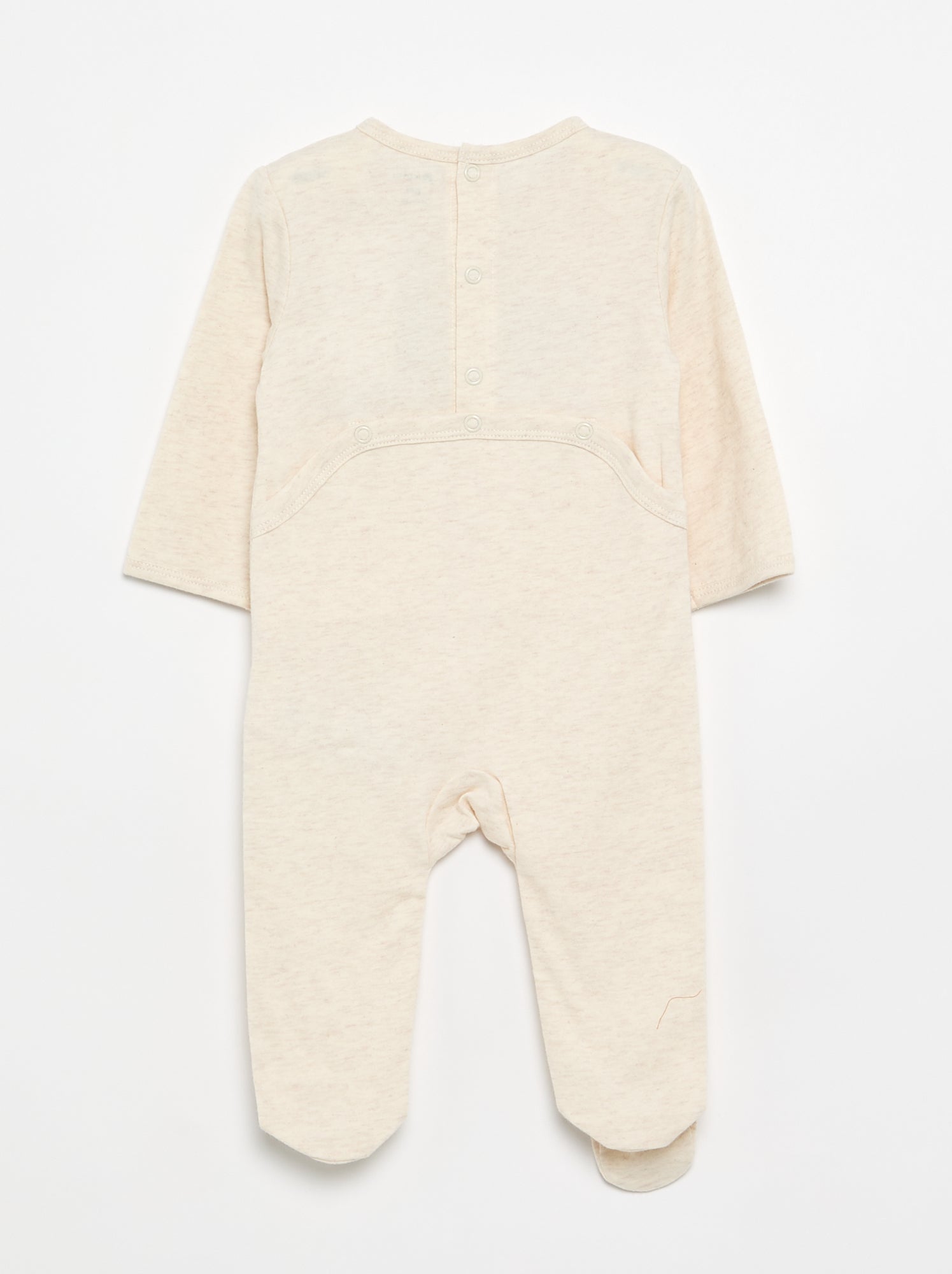 Pyjama dors bien en jersey de coton - Beige (FXT43_11)
