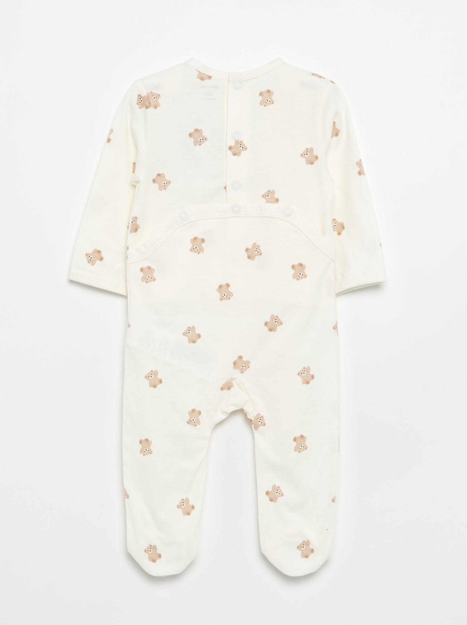 Pyjama dors bien en jersey de coton - Blanc