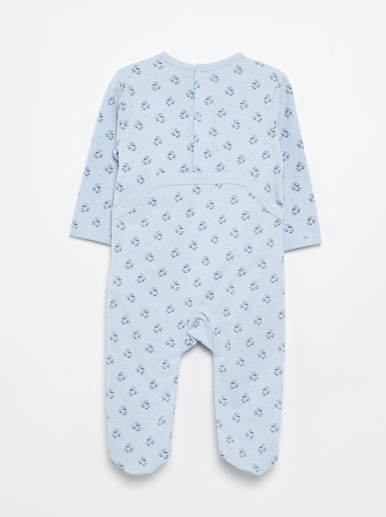 Pyjama dors bien en jersey de coton - Bleu