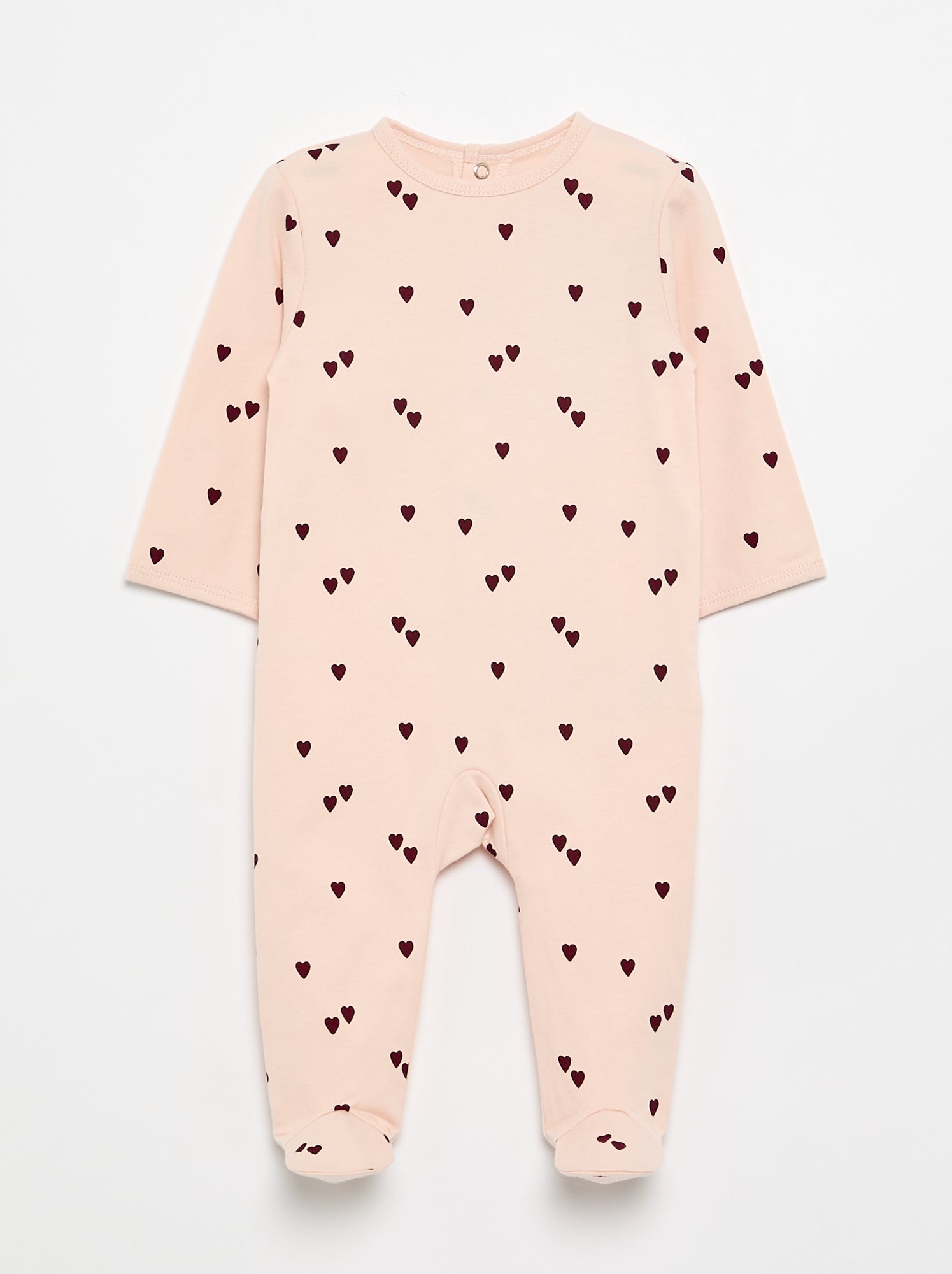 Pyjama dors bien en jersey de coton - Rose (FXT43_4)