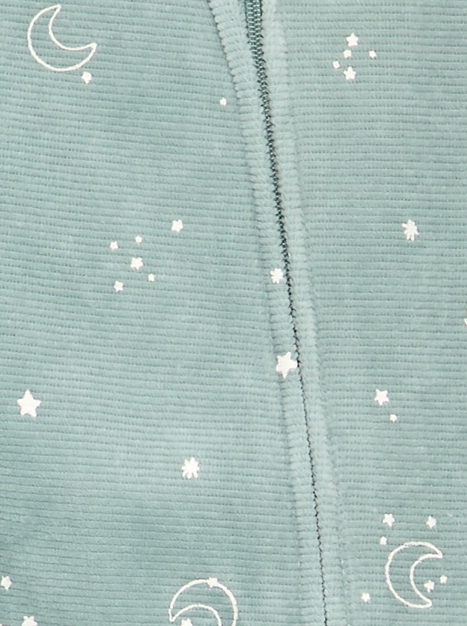 Pyjama dors bien en velours - Bleu