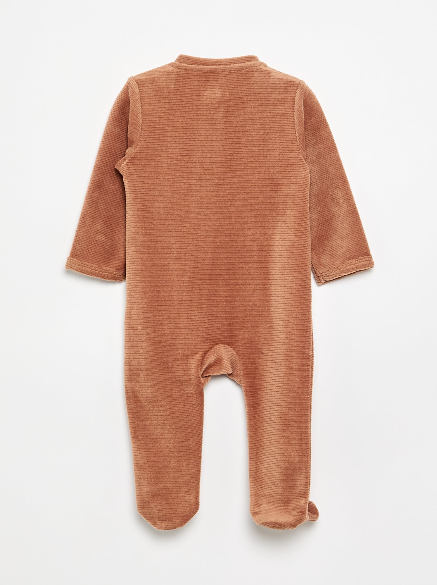 Pyjama dors bien en velours - Marron