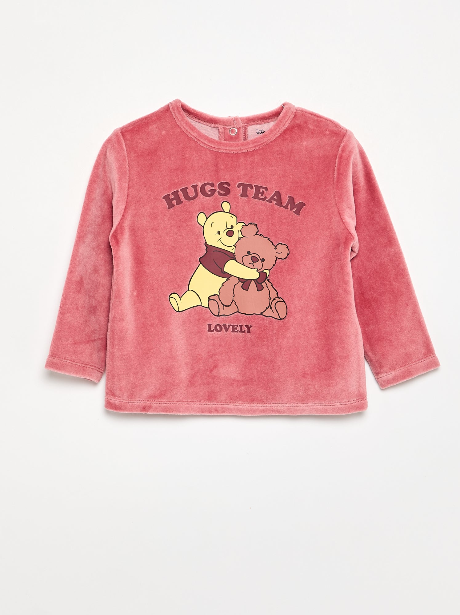 Pyjama en velours 2 pièces 'Winnie' - Marron