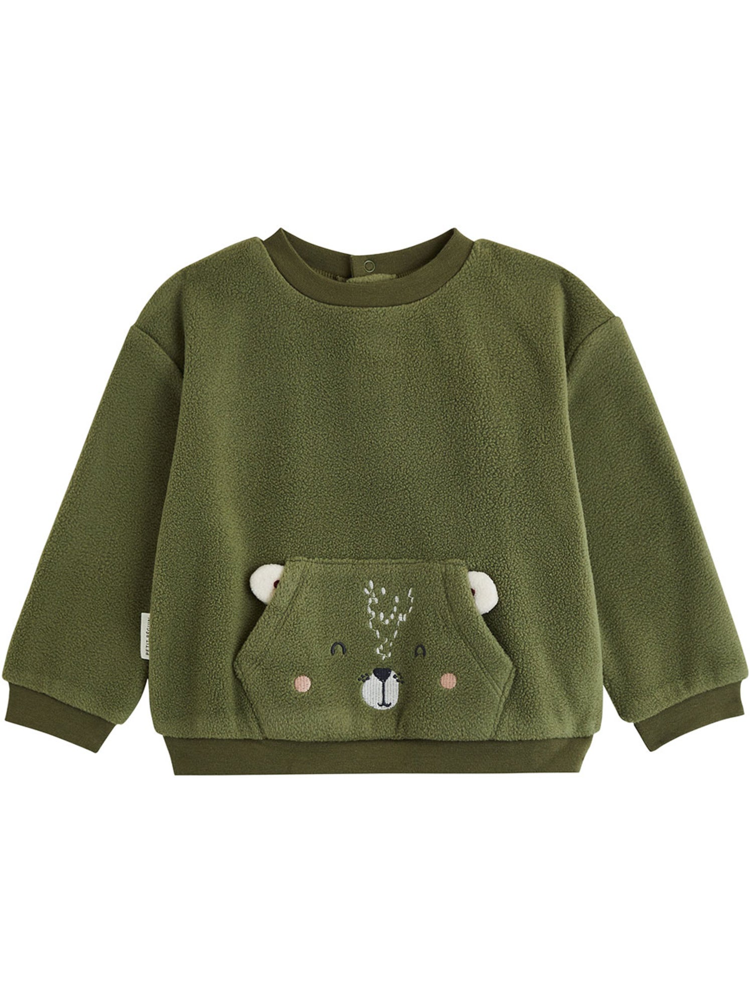 Pyjama enfant 2 pièces en polaire pistache - Kaki
