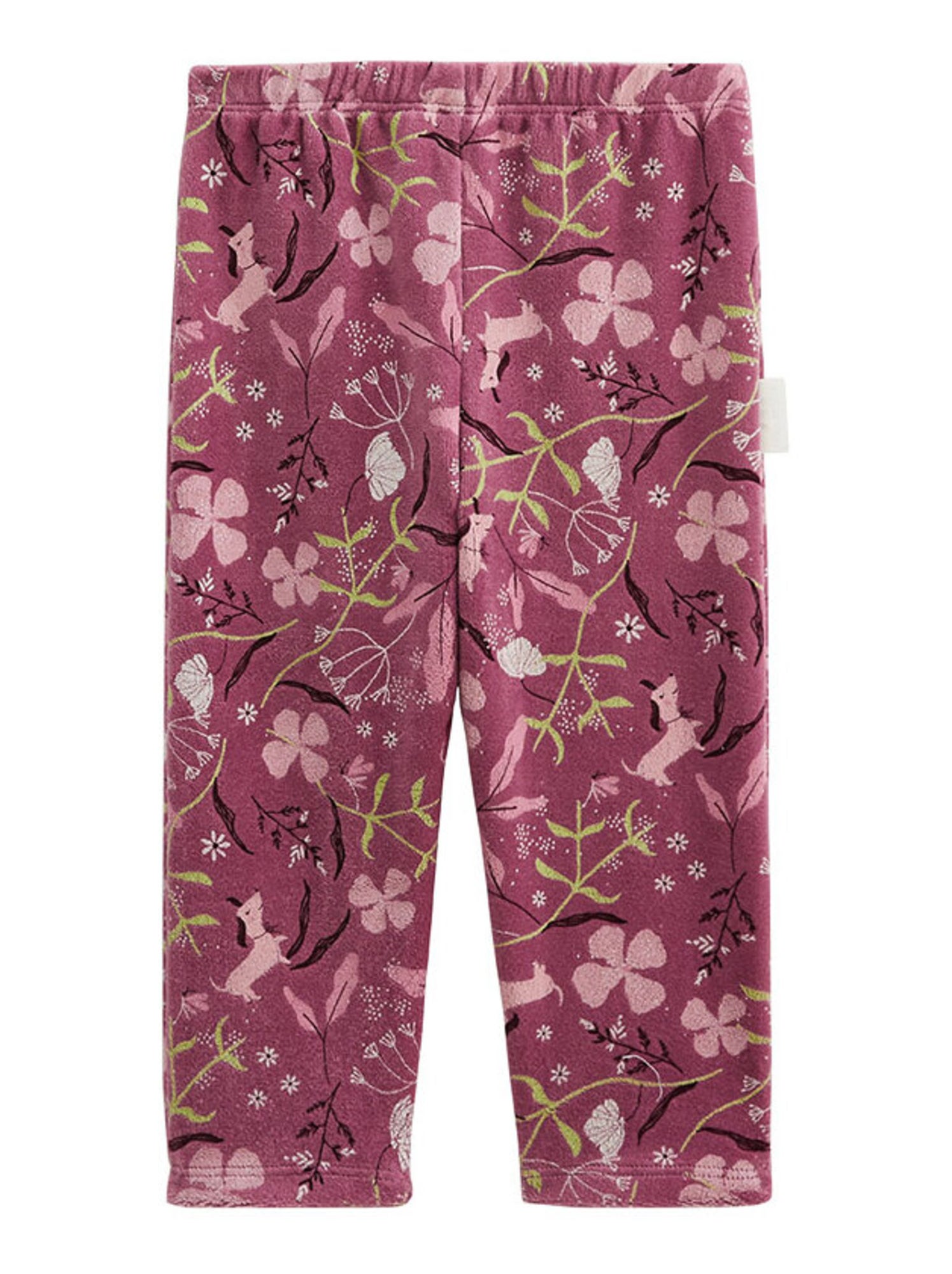 Pyjama enfant 2 pièces en velours mila - Ecru