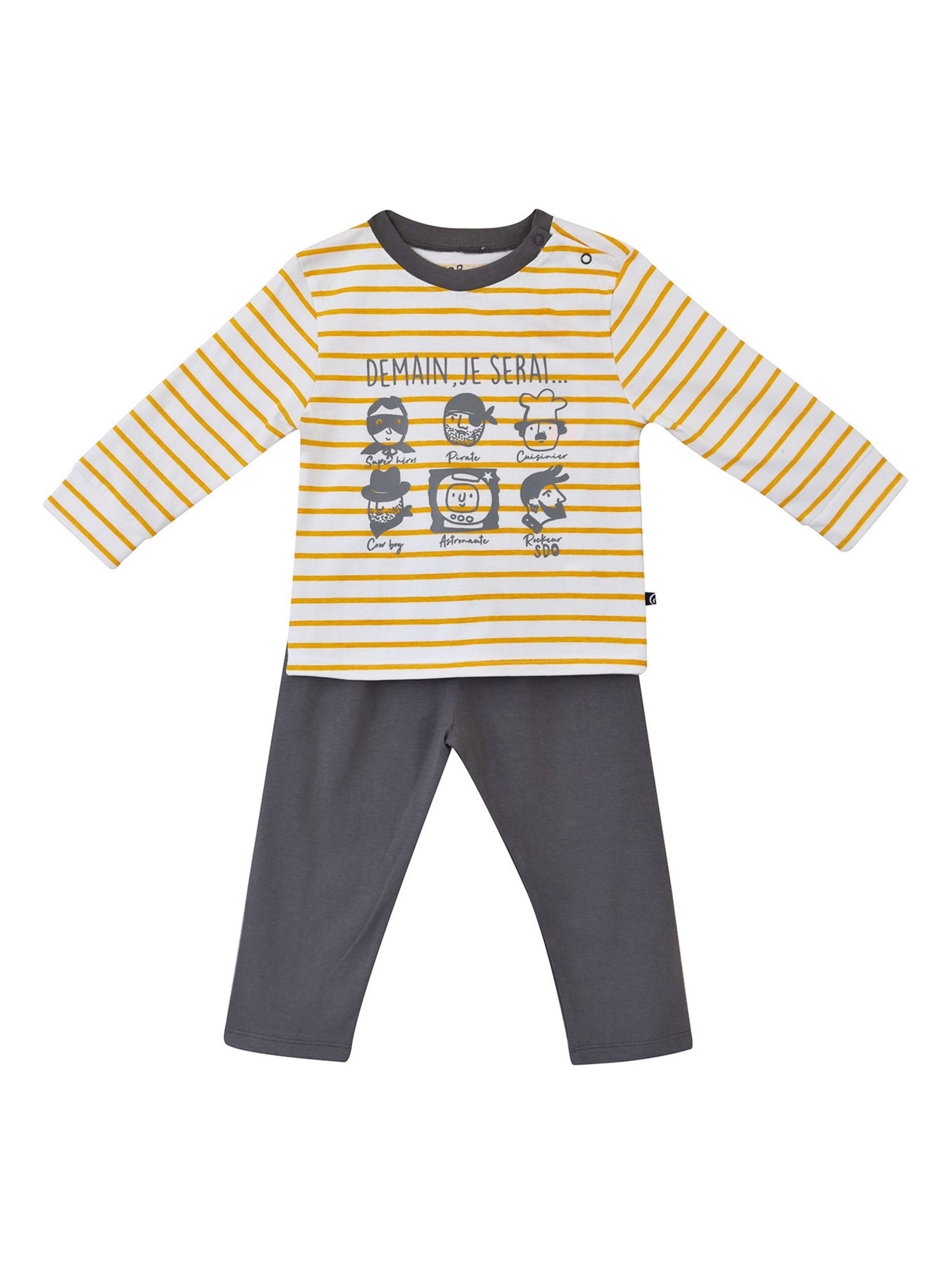 Pyjama garcon esperidion - Blanc