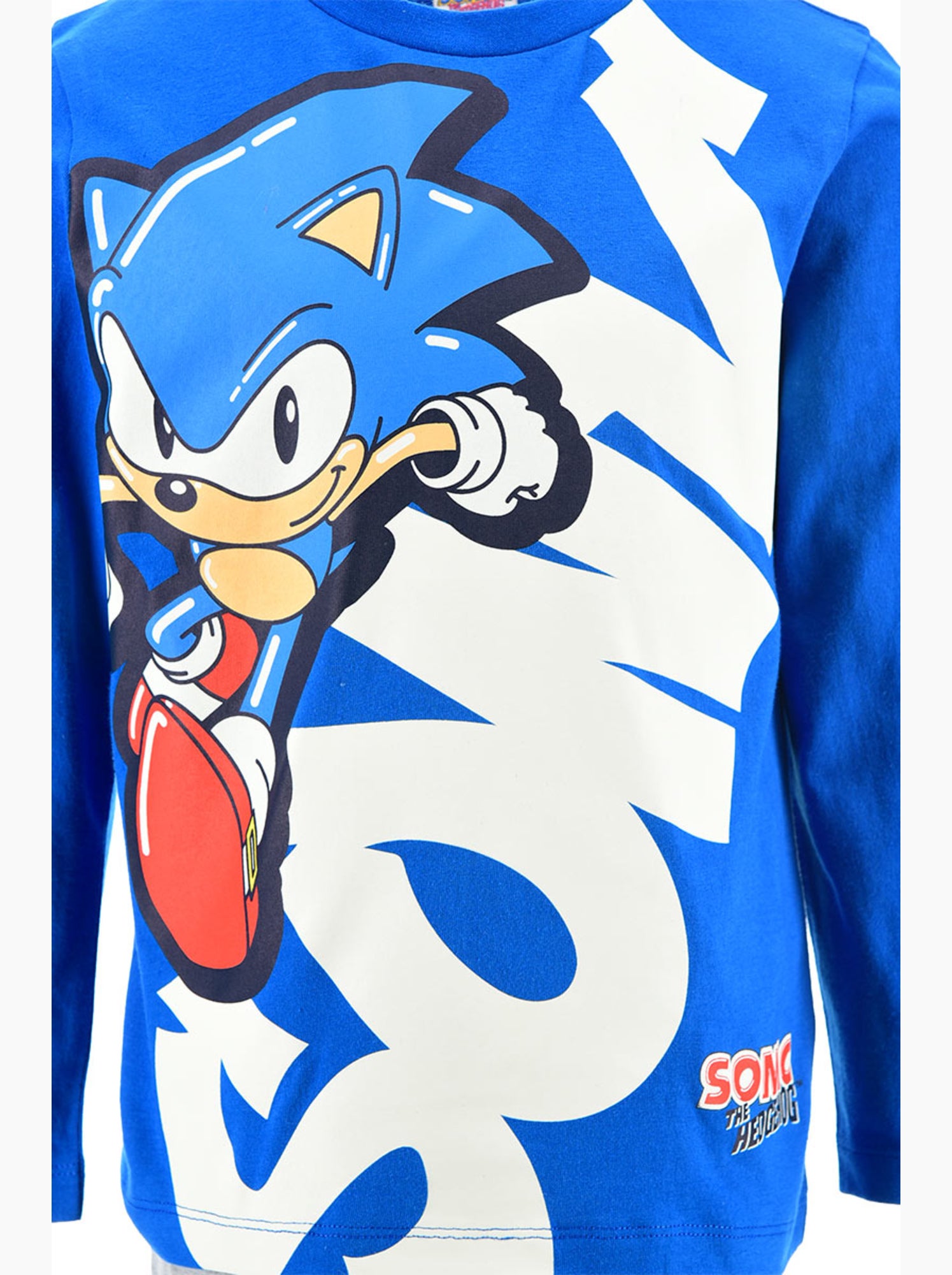 Pyjama   garçon sonic - licence officielle - Bleu
